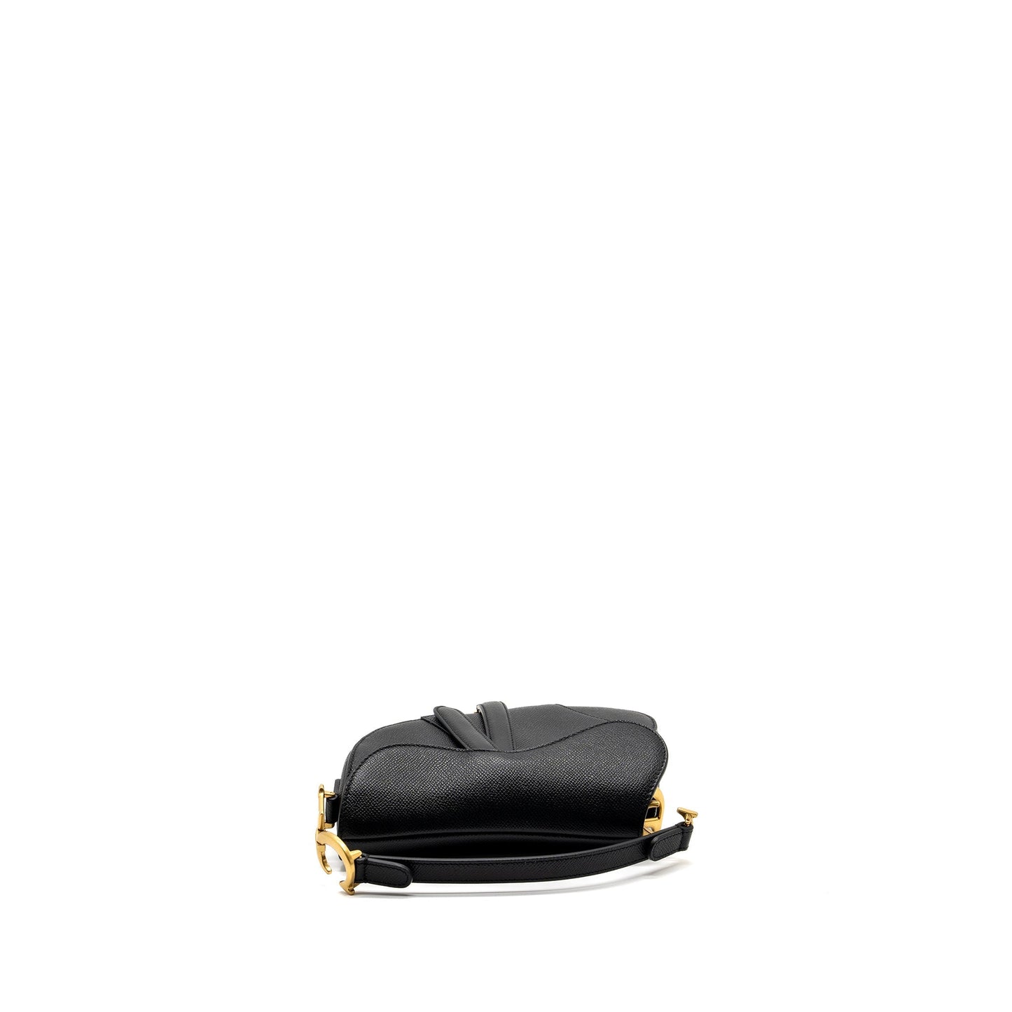 Dior Mini Saddle Purse Calfskin Black
