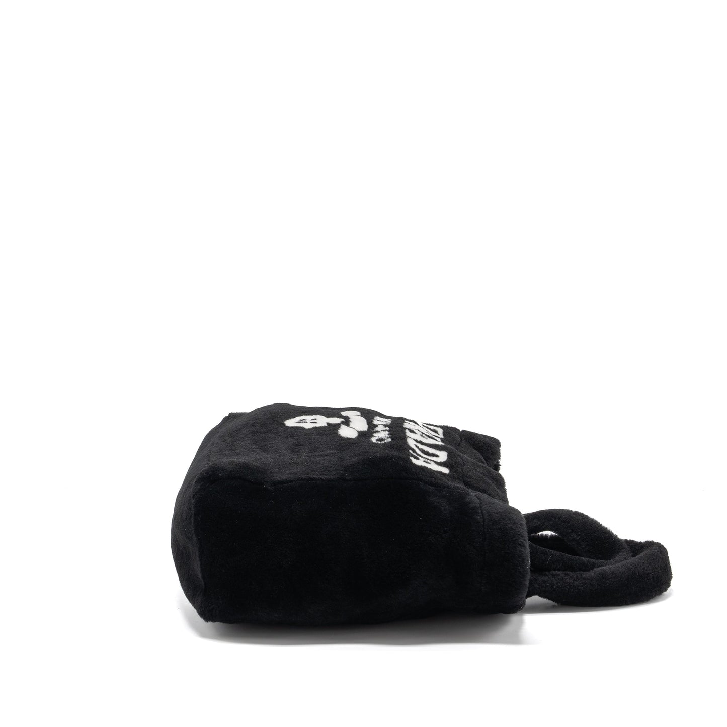 Prada Medium Tote Purse Shearling Black