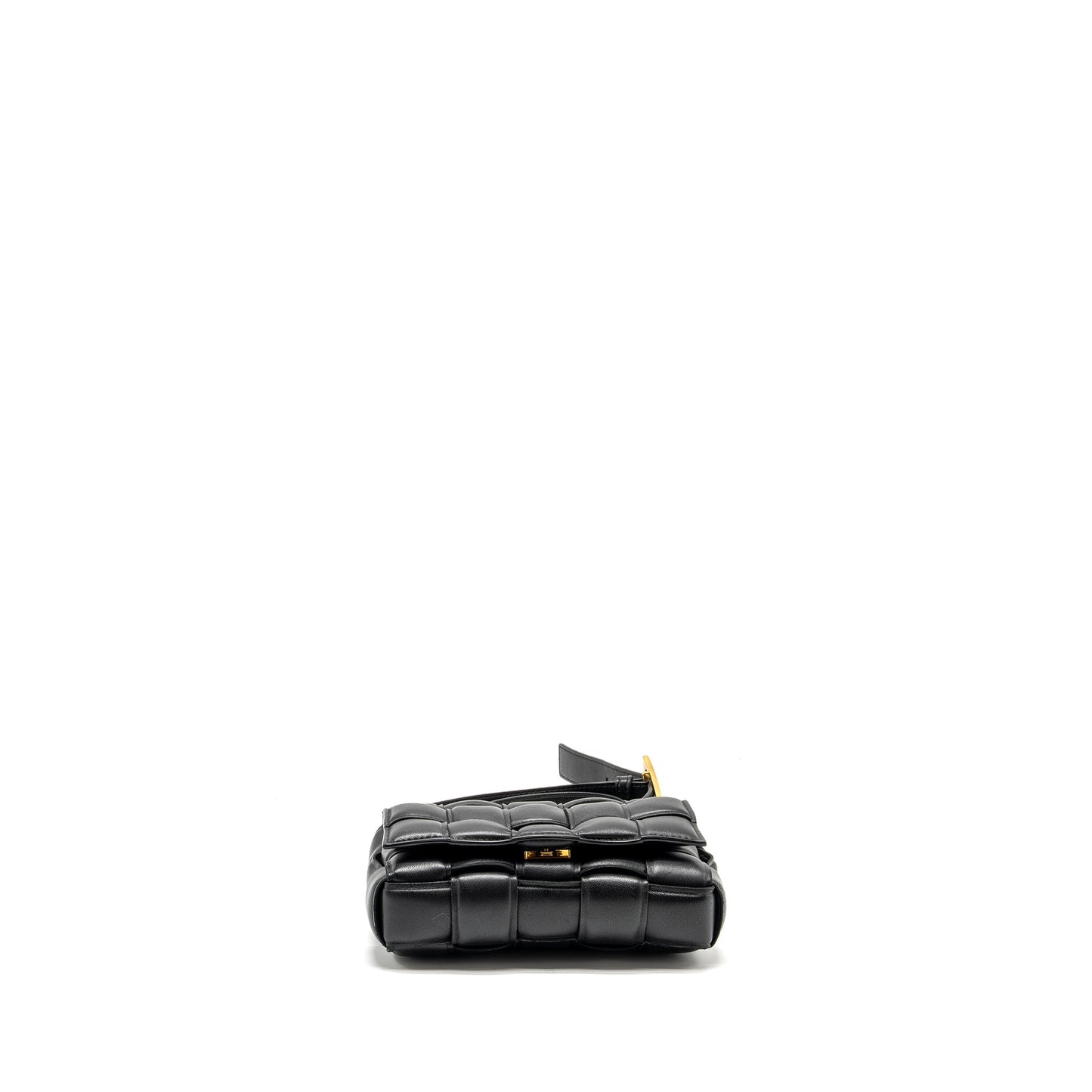 Bottega Veneta Small Padded Cassette Purse Lambskin Black