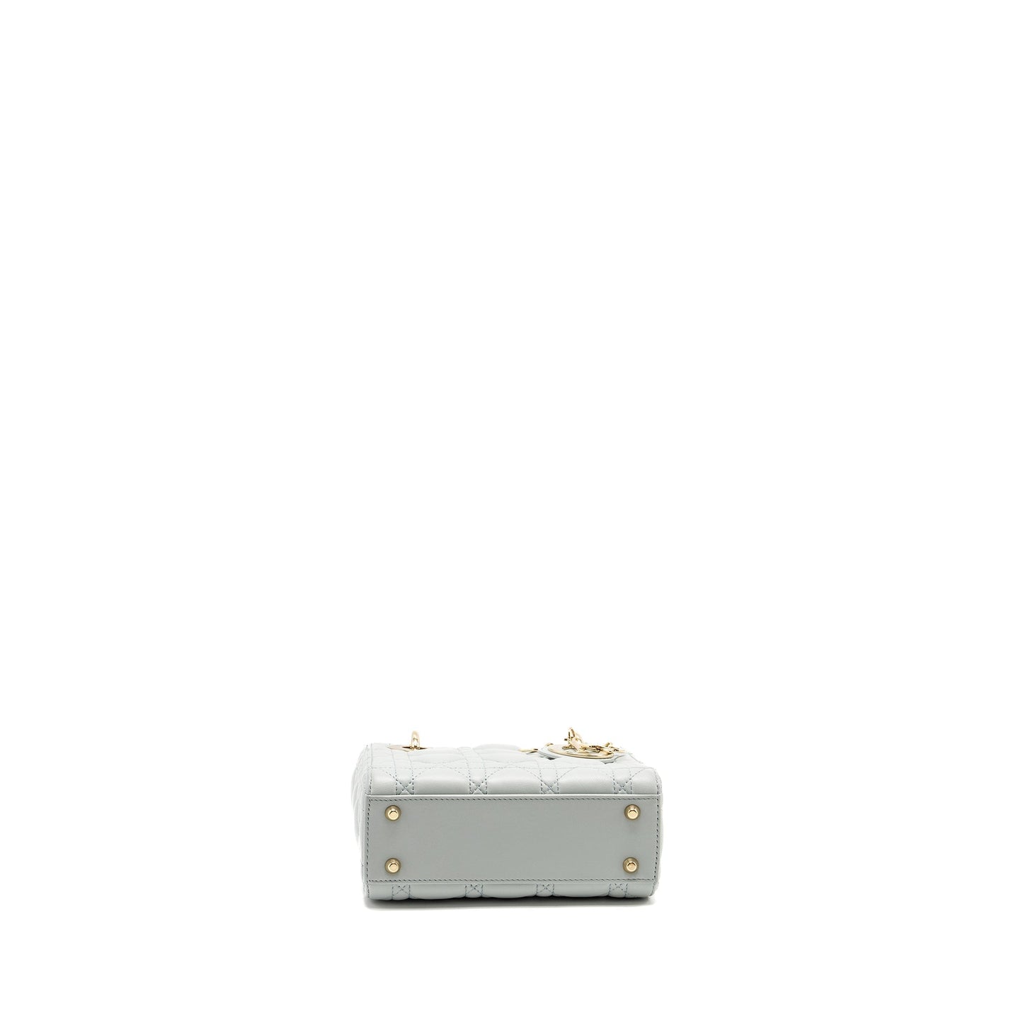 Dior Mini Lady Dior Lambskin Light Blue