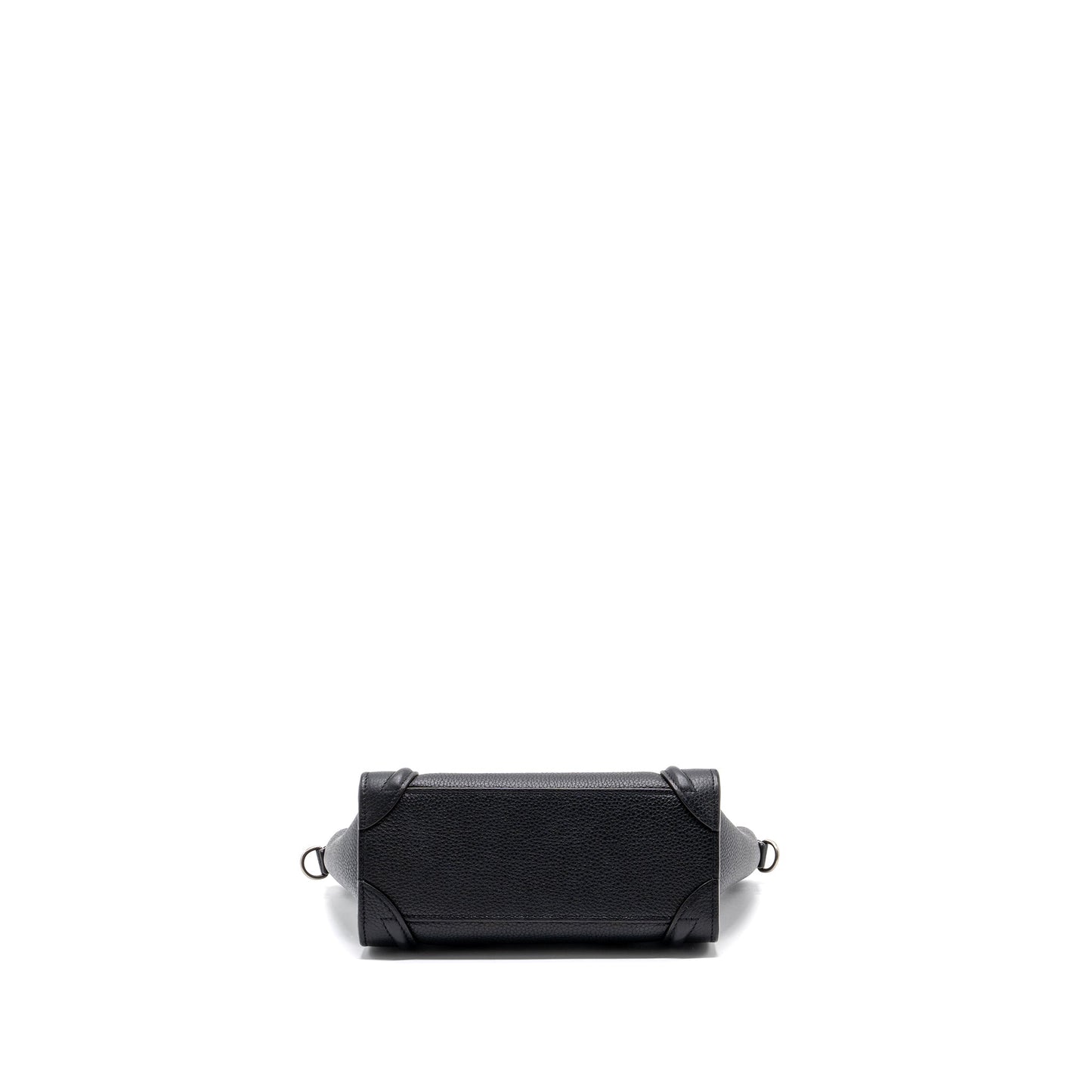 Celine Nano Luggage Purse Calfskin Black