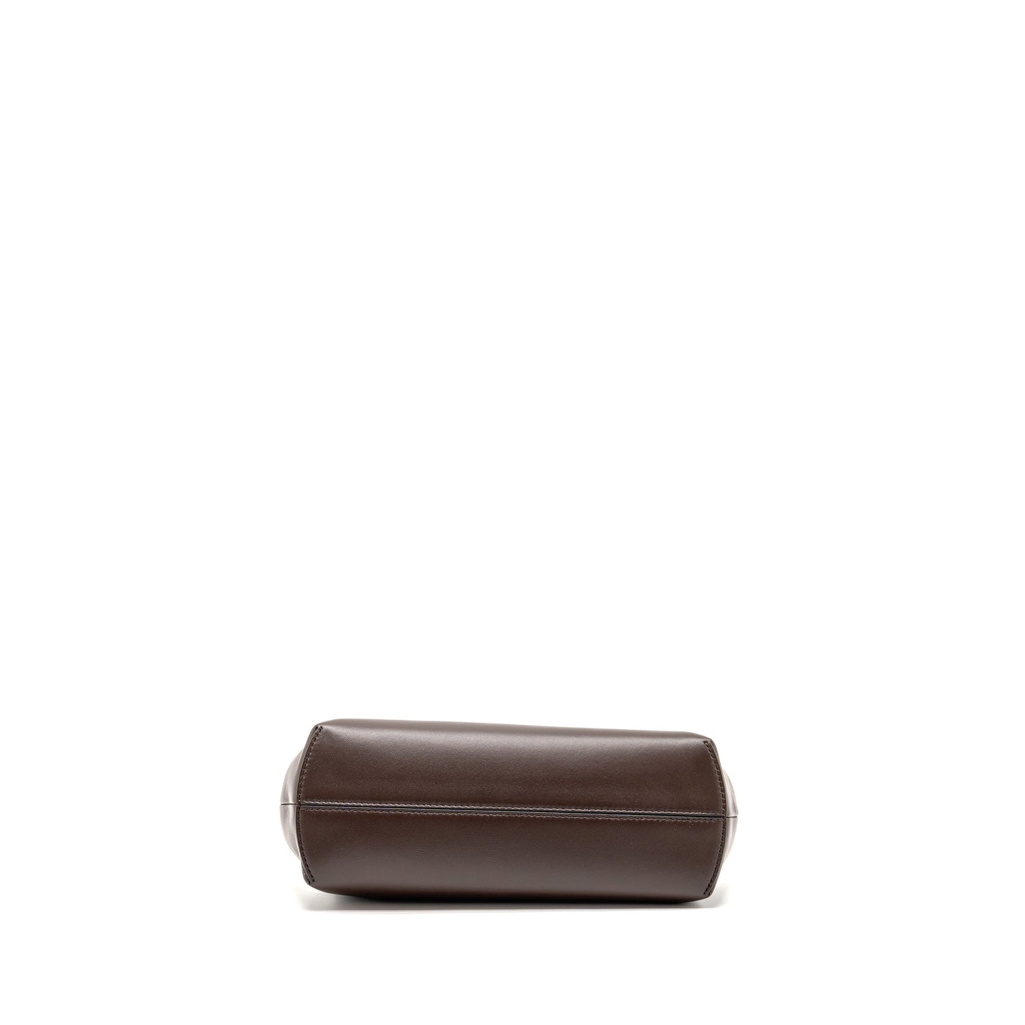 Fendi Small Fendi First Clutch Purse Nappa Brown