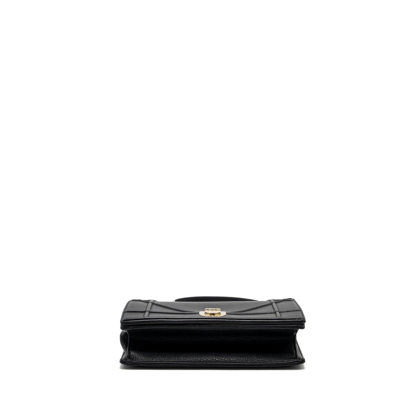 Dior Diorama Purse Calfskin Black