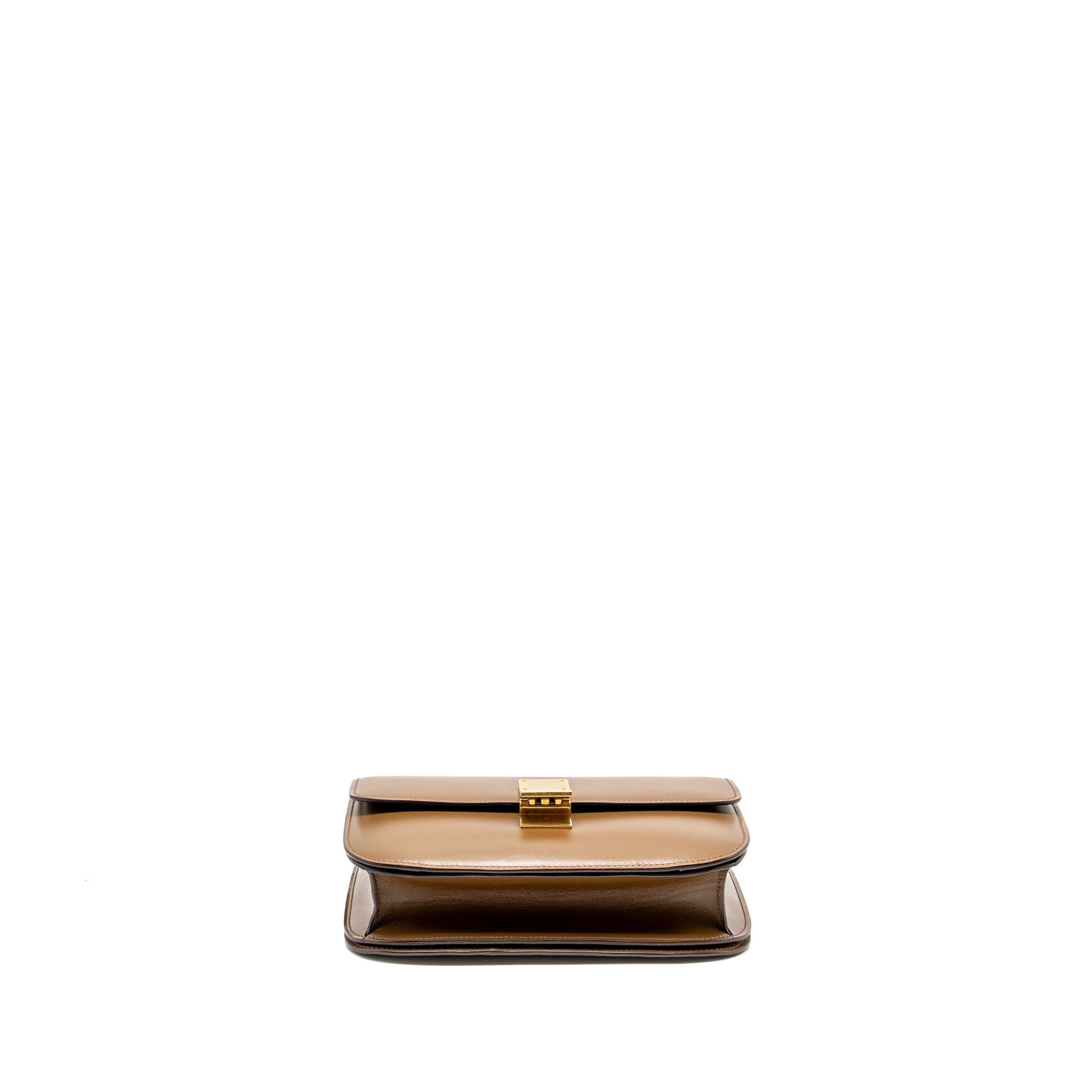 Celine Medium Classic Box Calfskin Camel