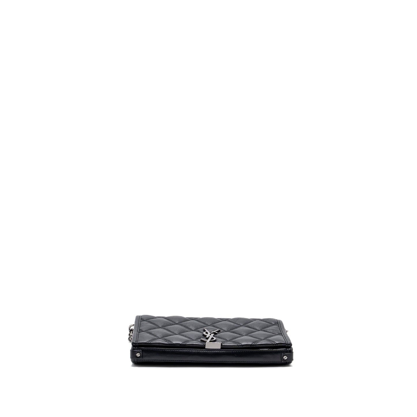 Saint Laurent/ Becky Chain Purse Quilted Lambskin Black
