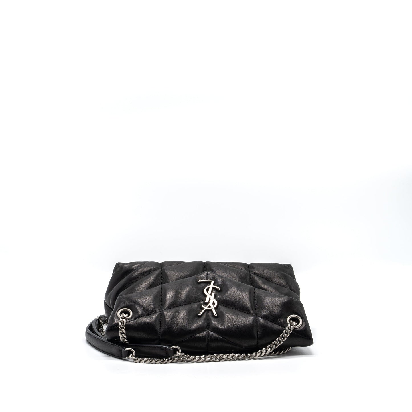 Saint Laurent Small Puffer Lambskin Black