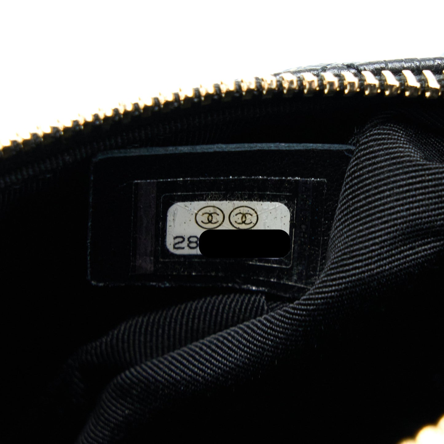 Chanel Seasonal Waist Bag Calfskin Black/Gold