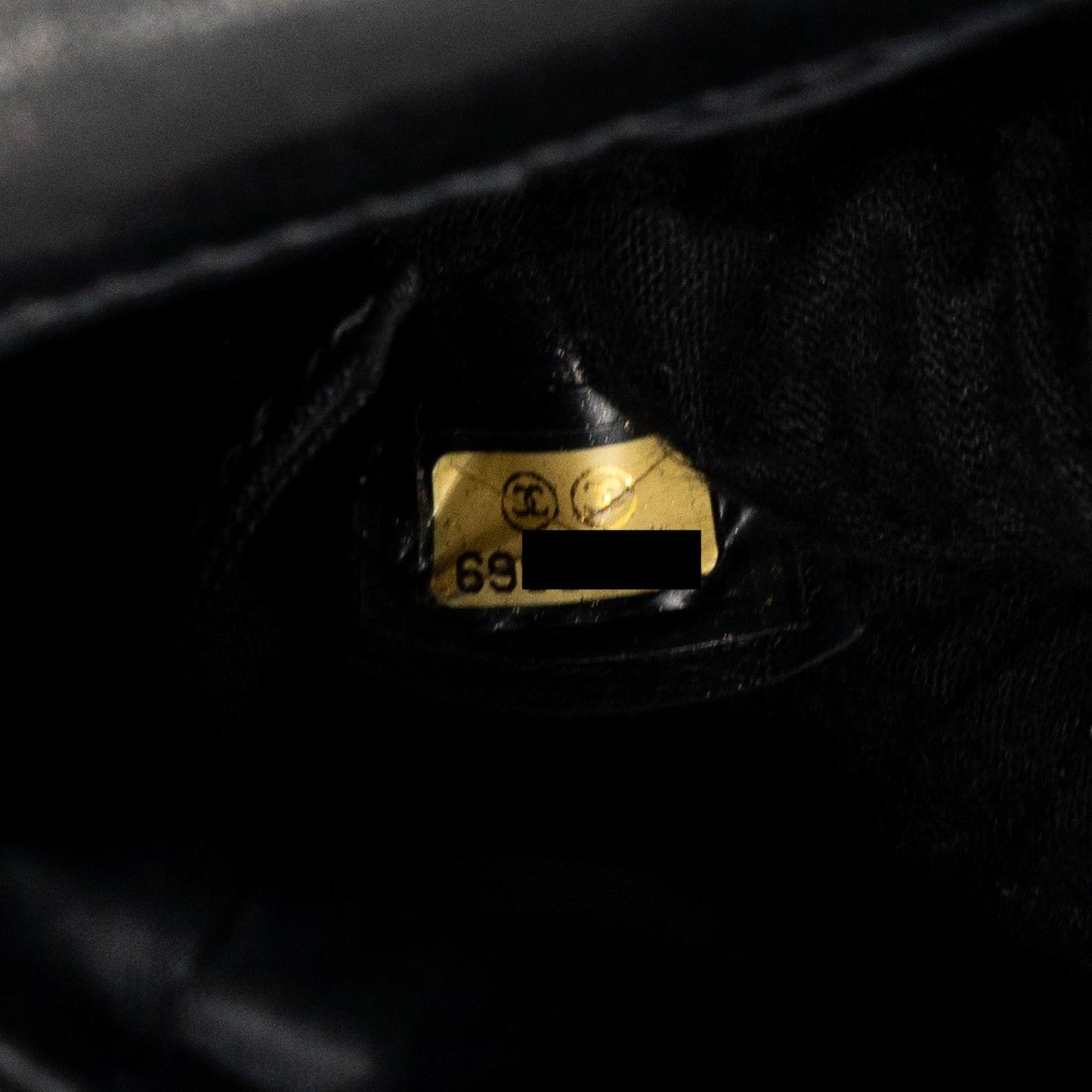 Chanel Flap Bag Fabric Black With Black Hardware