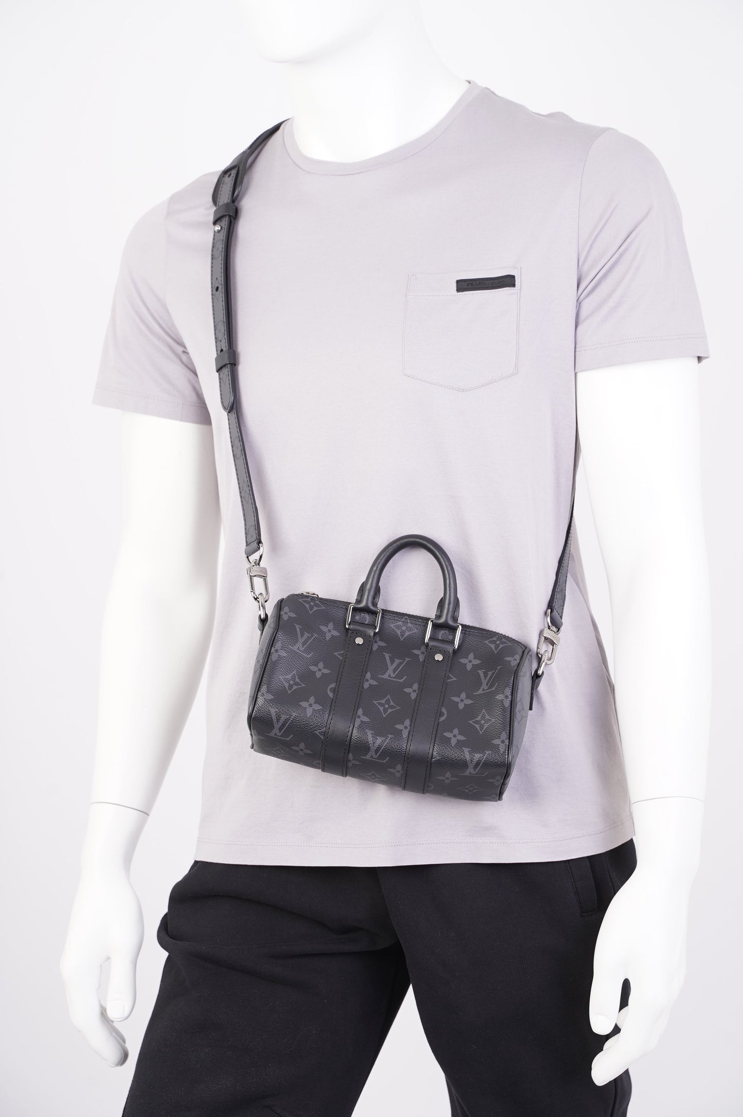 Louis Vuitton Keepall Bag Monogram Eclipse Canvas XS