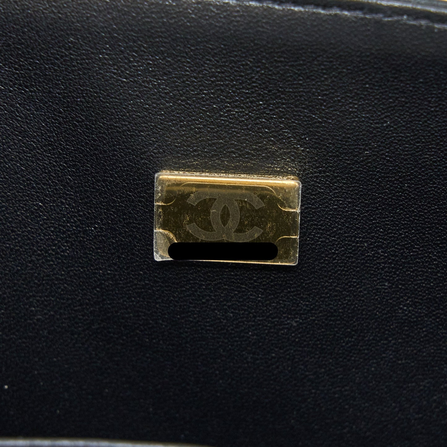 Chanel Medium Classic Flap Bag Lambskin Black R (Microchip)