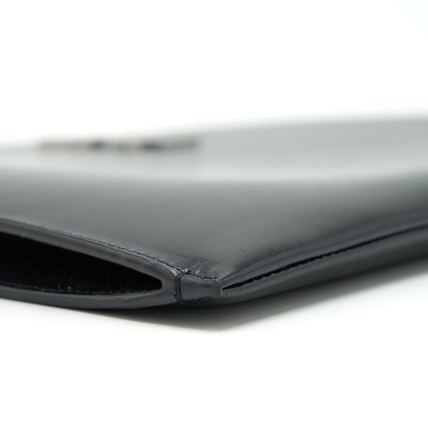Saint Laurent iPad Holder /Clutch Calfskin Black