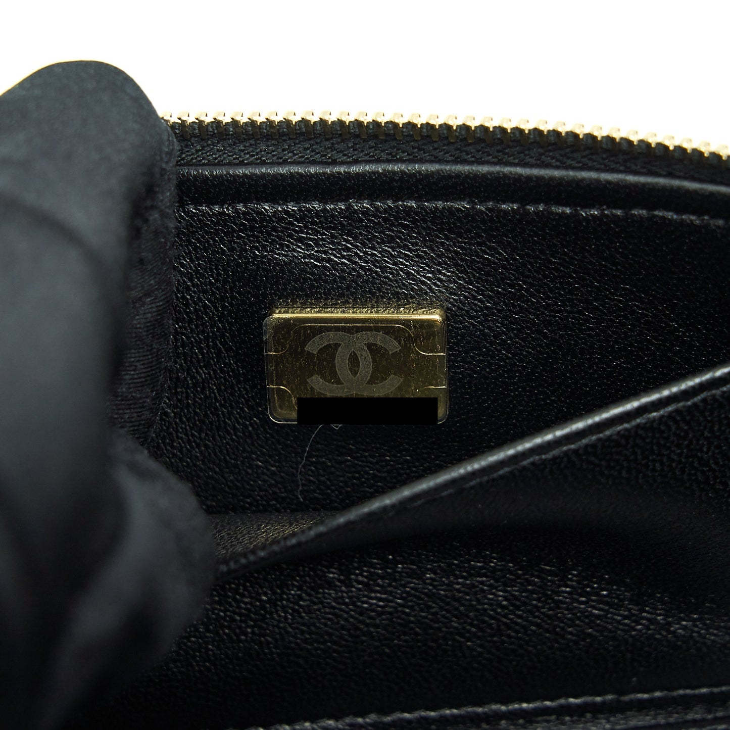 Chanel 22S Top Handle Vanity Caviar Black L (Microchip)