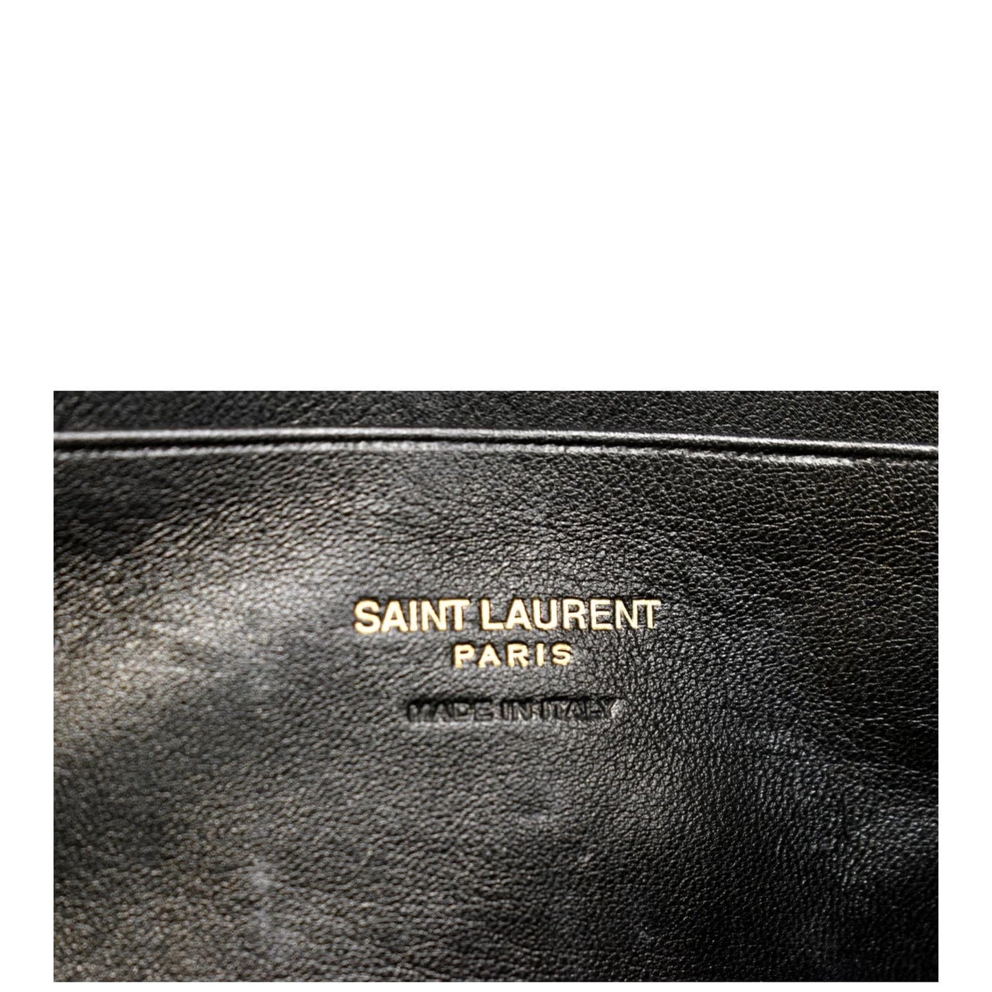 YVES SAINT LAURENT Mini Lou Grain De Poudre Camera Bag Beige
