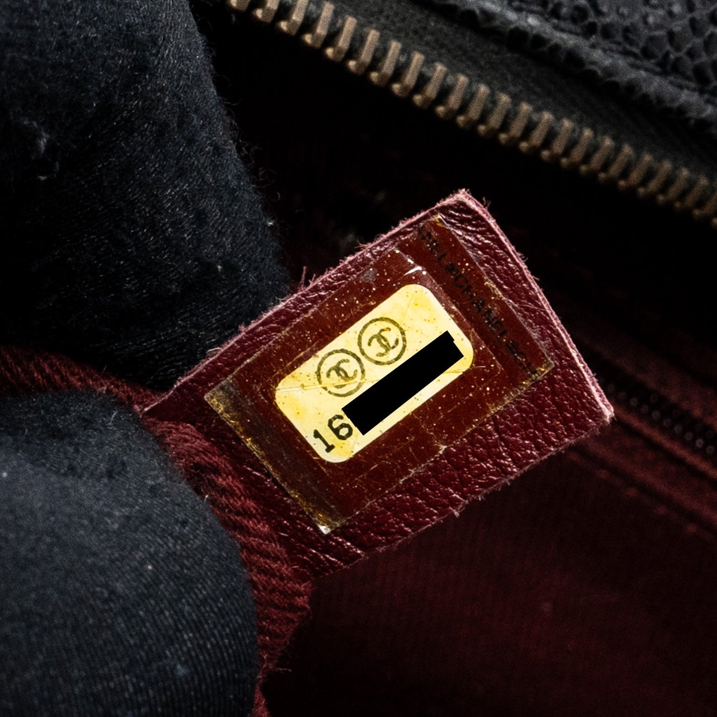 Chanel Large Flap Bag Grained Calfskin Black Brushed