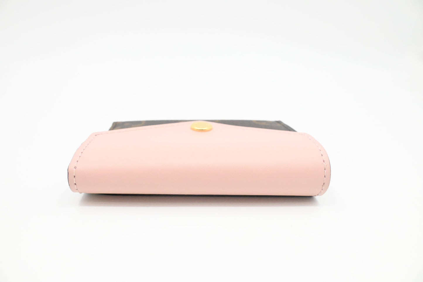 Louis Vuitton Zoe Wallet in Pink Leather and Monogram Canvas