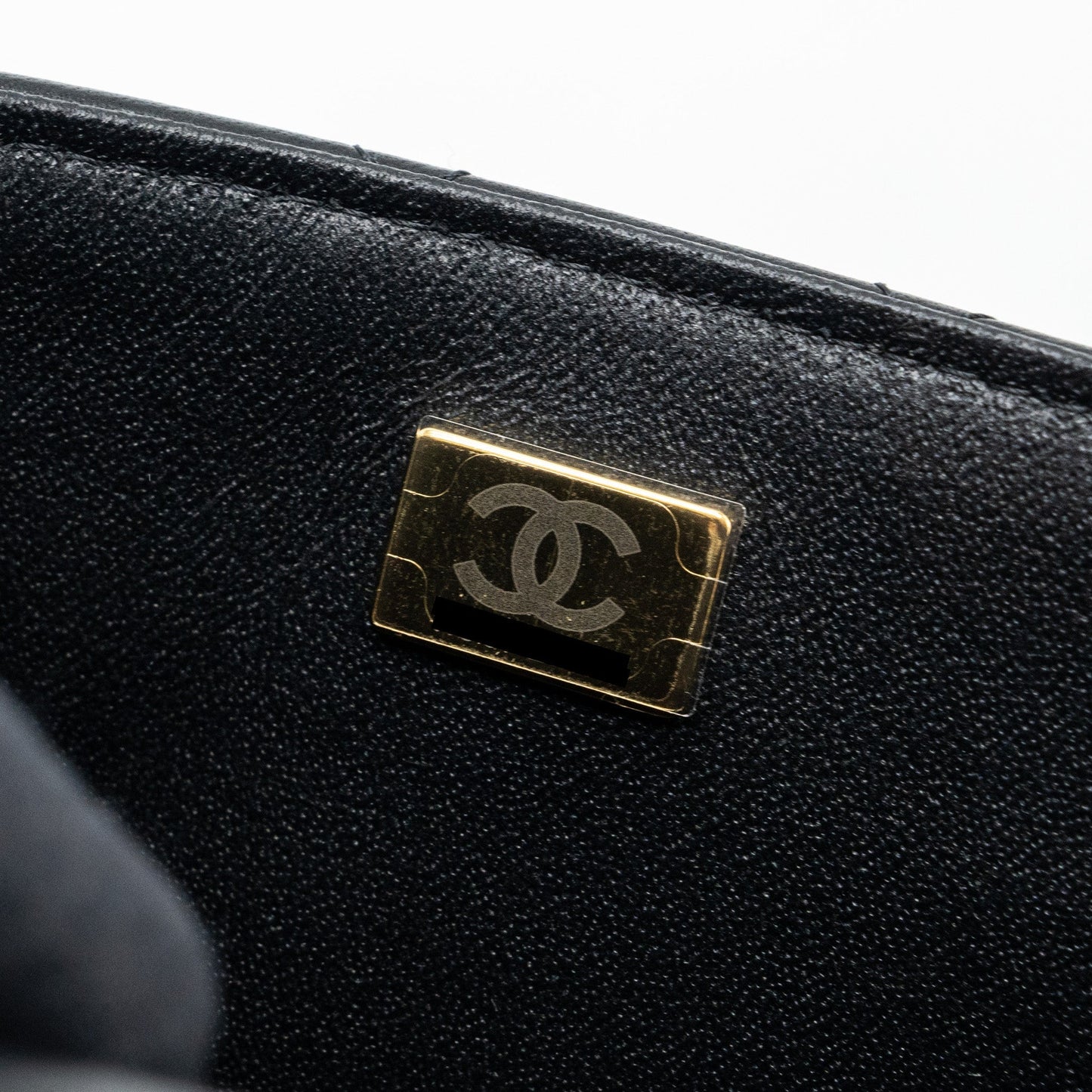 Chanel 22P Lion Charm Top Handle Mini Rectangular Flap Bag Lambskin Black L (microchip)