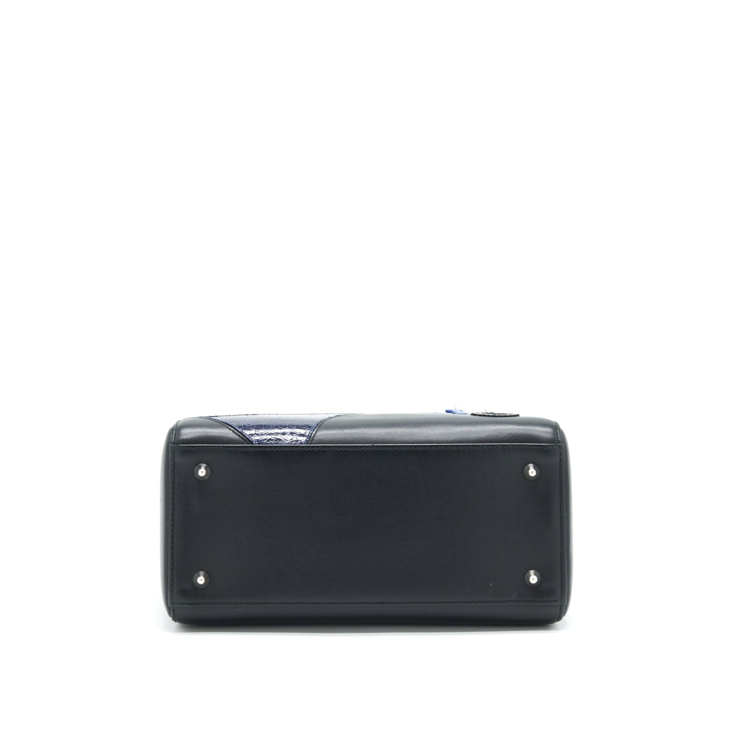 Dior Medium Lady Dior Purse limited edition black/ Blue