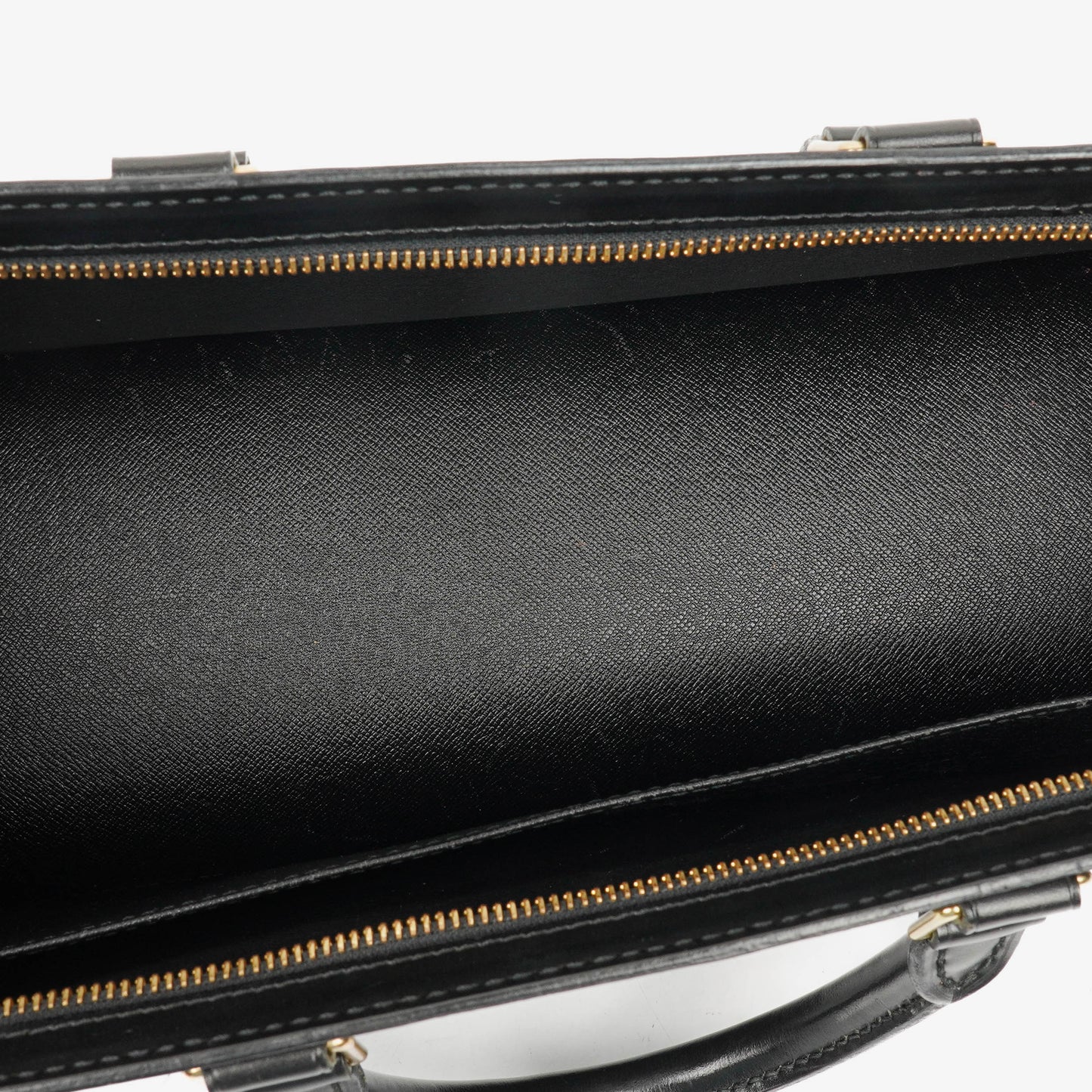 Louis Vuitton Black EPI Leather Sac Triangle Bag