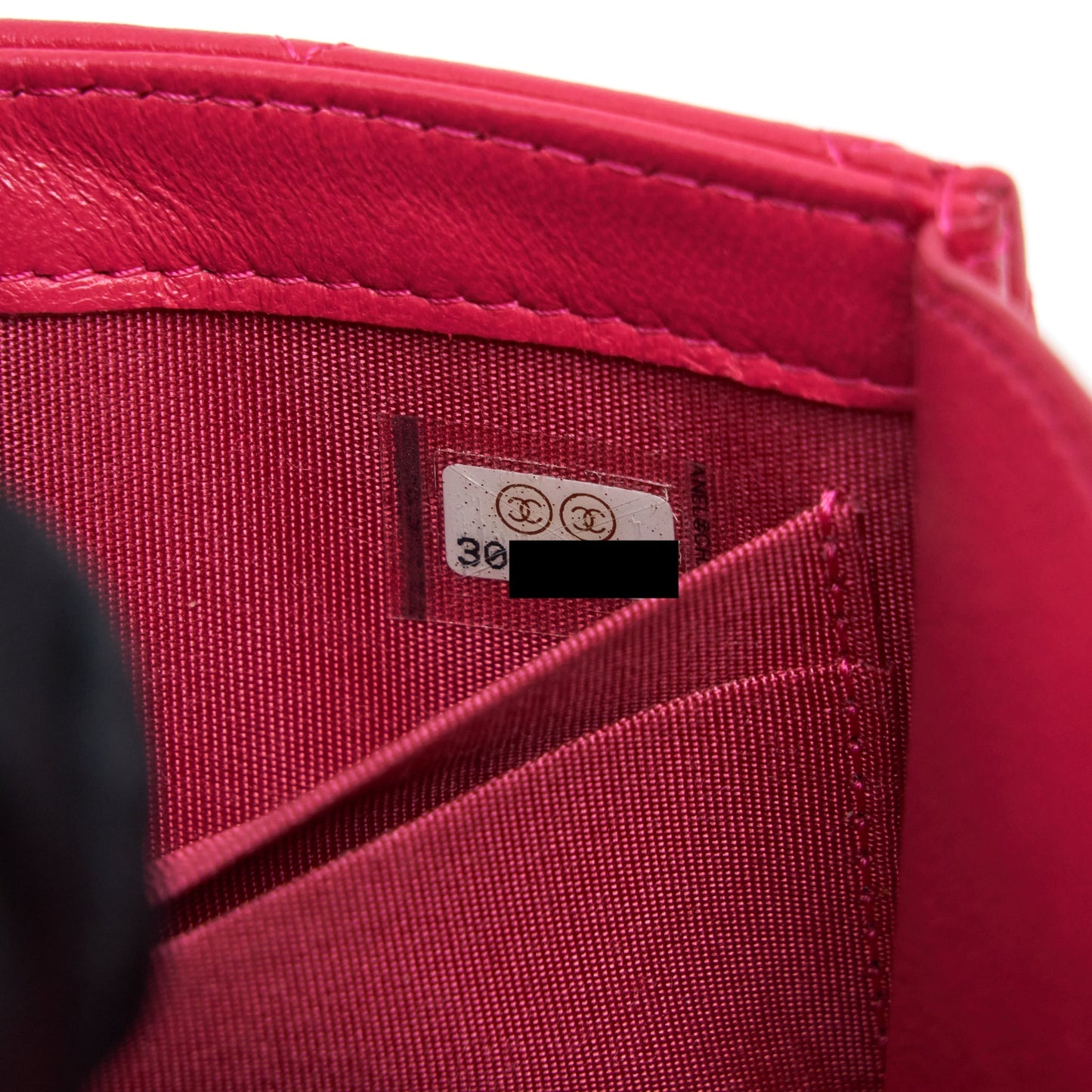 Chanel Mini Trendy CC Wallet On Chain Lambskin Pink L