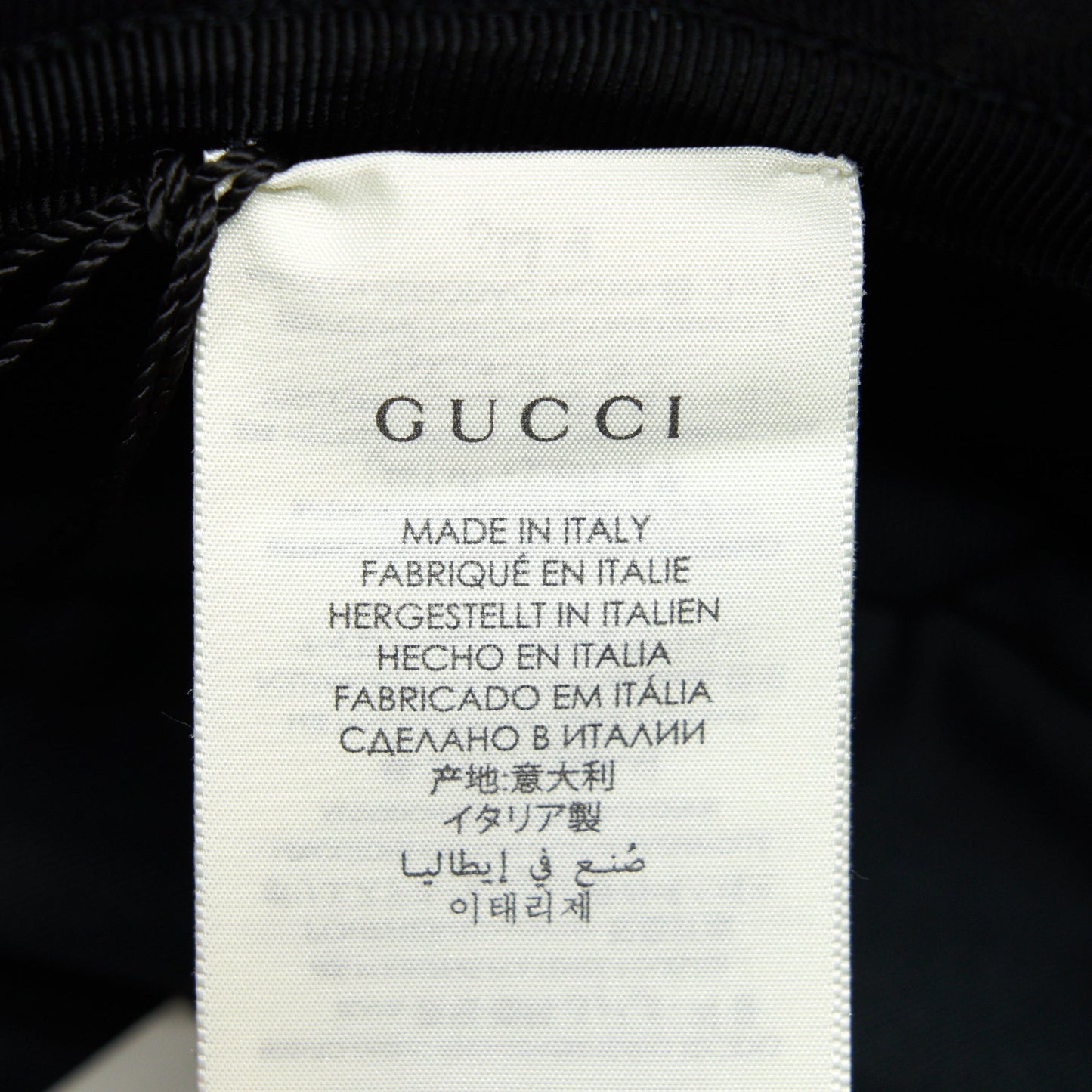 Gucci Size S (57) Bucket Hat Black