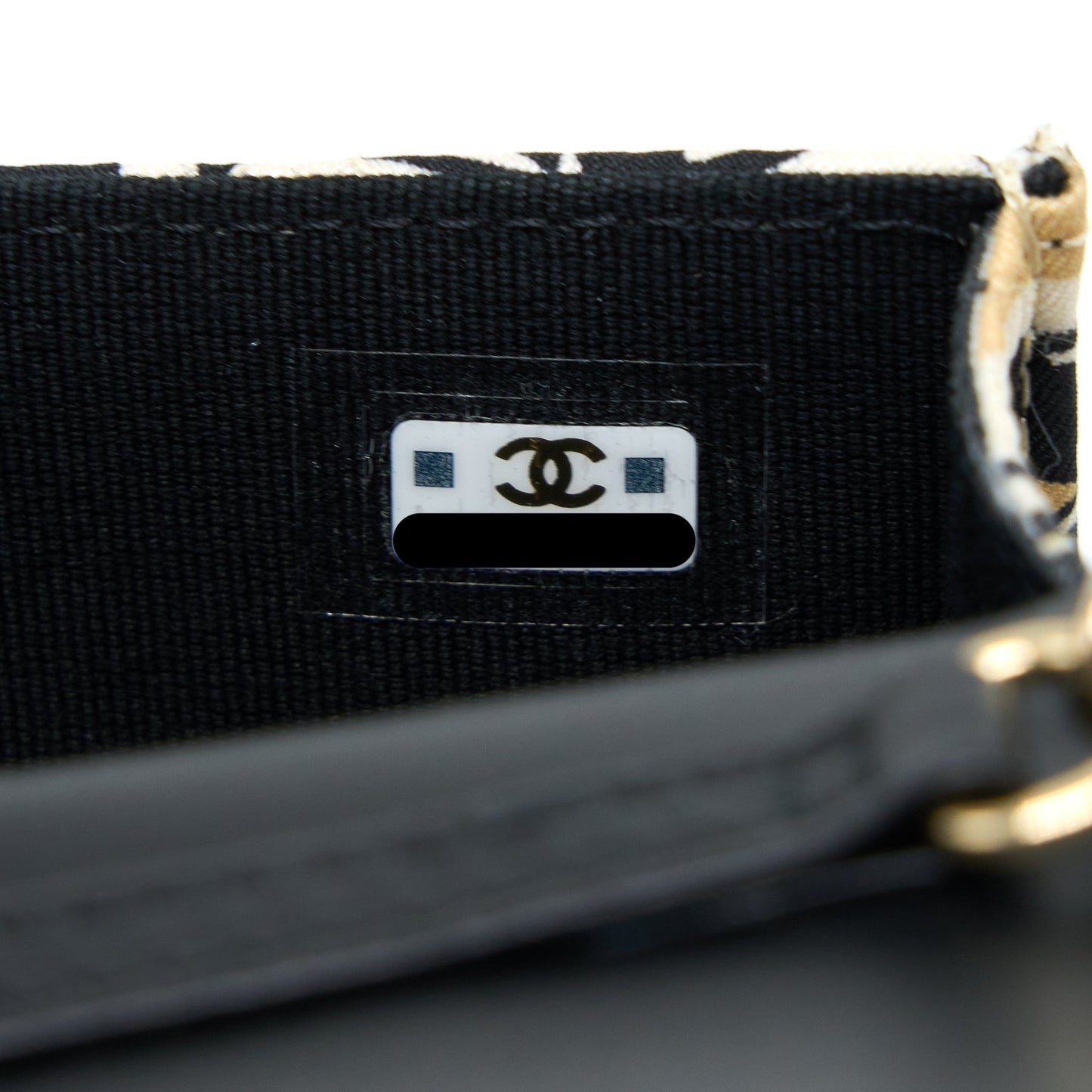 Chanel Mini Flap Bag Fabric Multicolour L (Microchip)