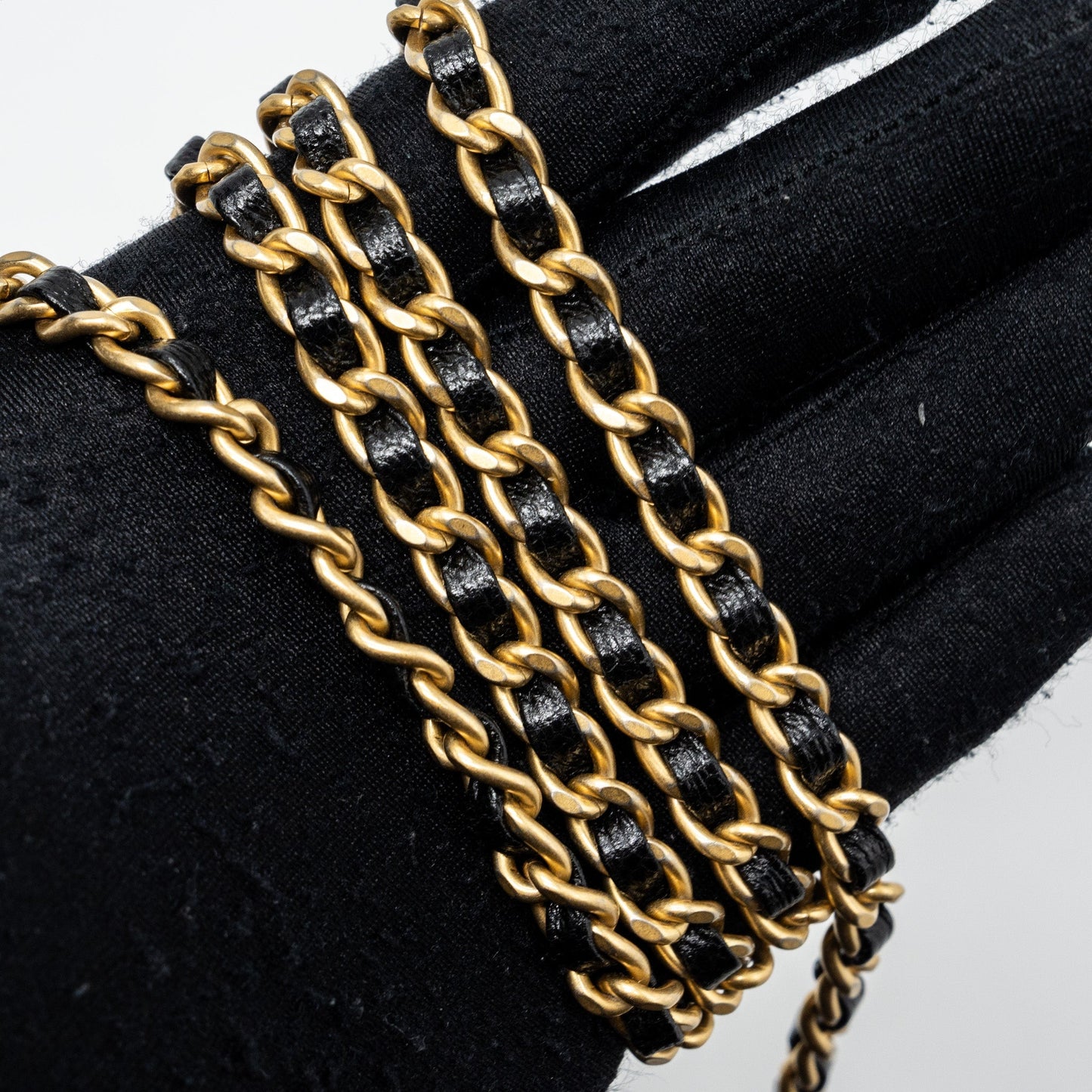 Chanel top handle mini rectangular flap bag caviar black