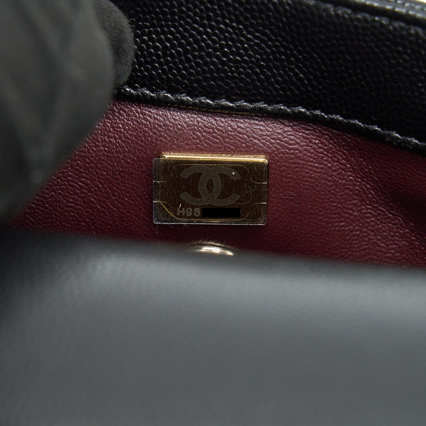 CHANEL EXTRA MINI COCO HANDLE BLACK L