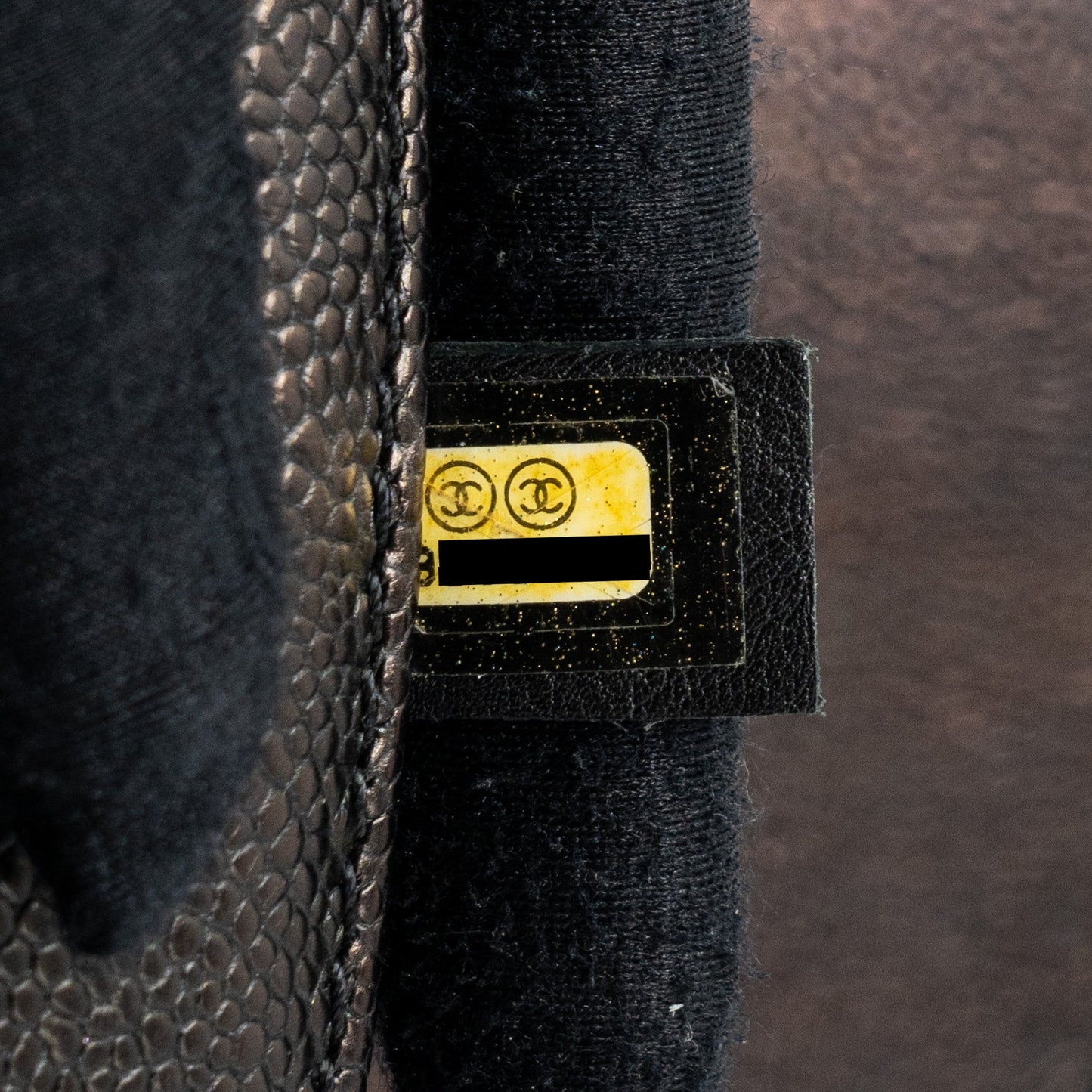 Chanel small boy bag caviar black ruthenium hardware