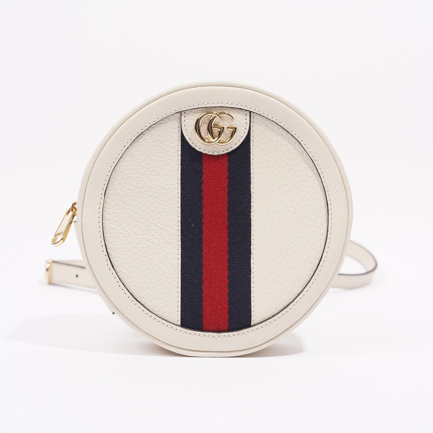 Gucci Ophidia GG Round Backpack Cream Mini
