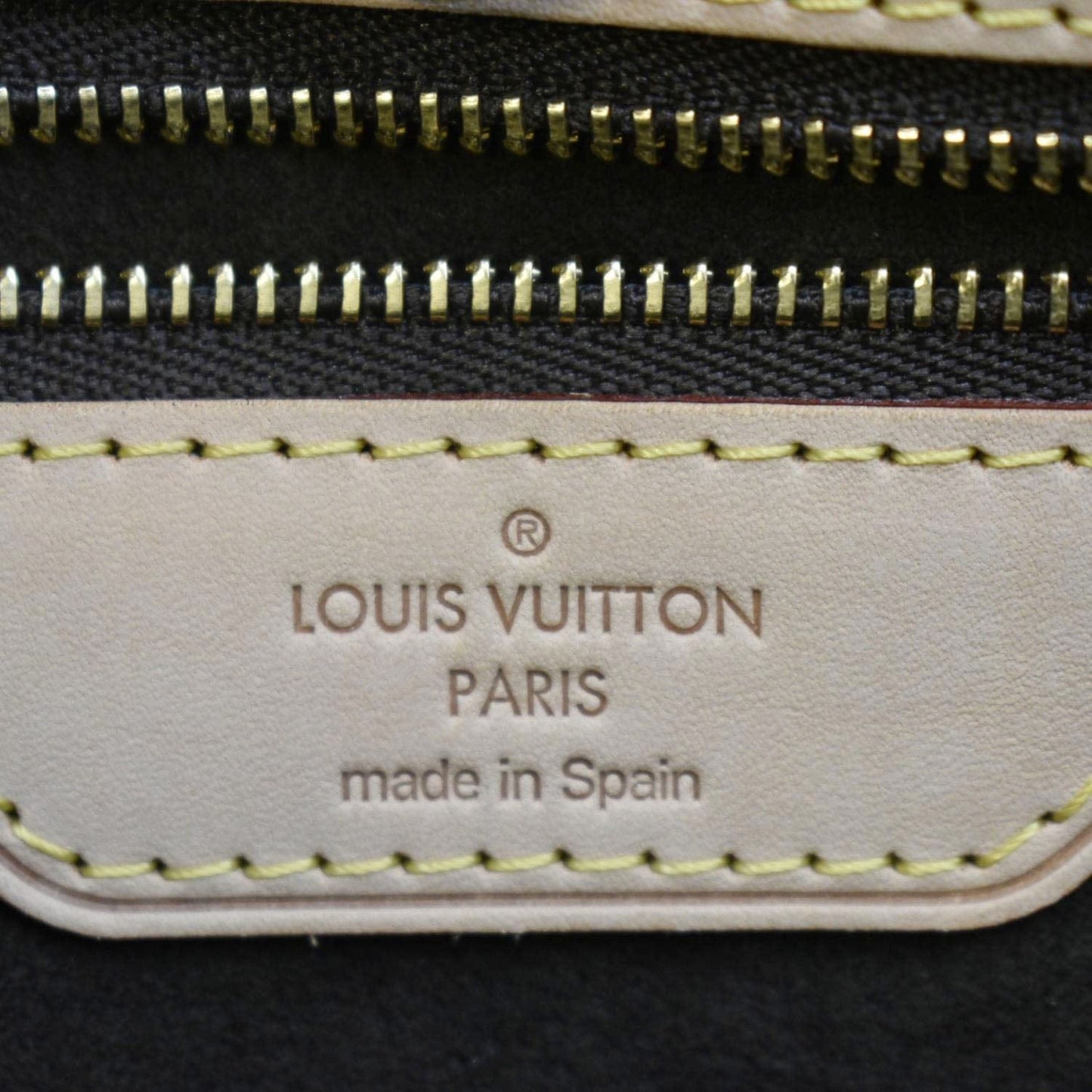 LOUIS VUITTON Wilshire GM Monogram Canvas Tote Shoulder Bag Brown