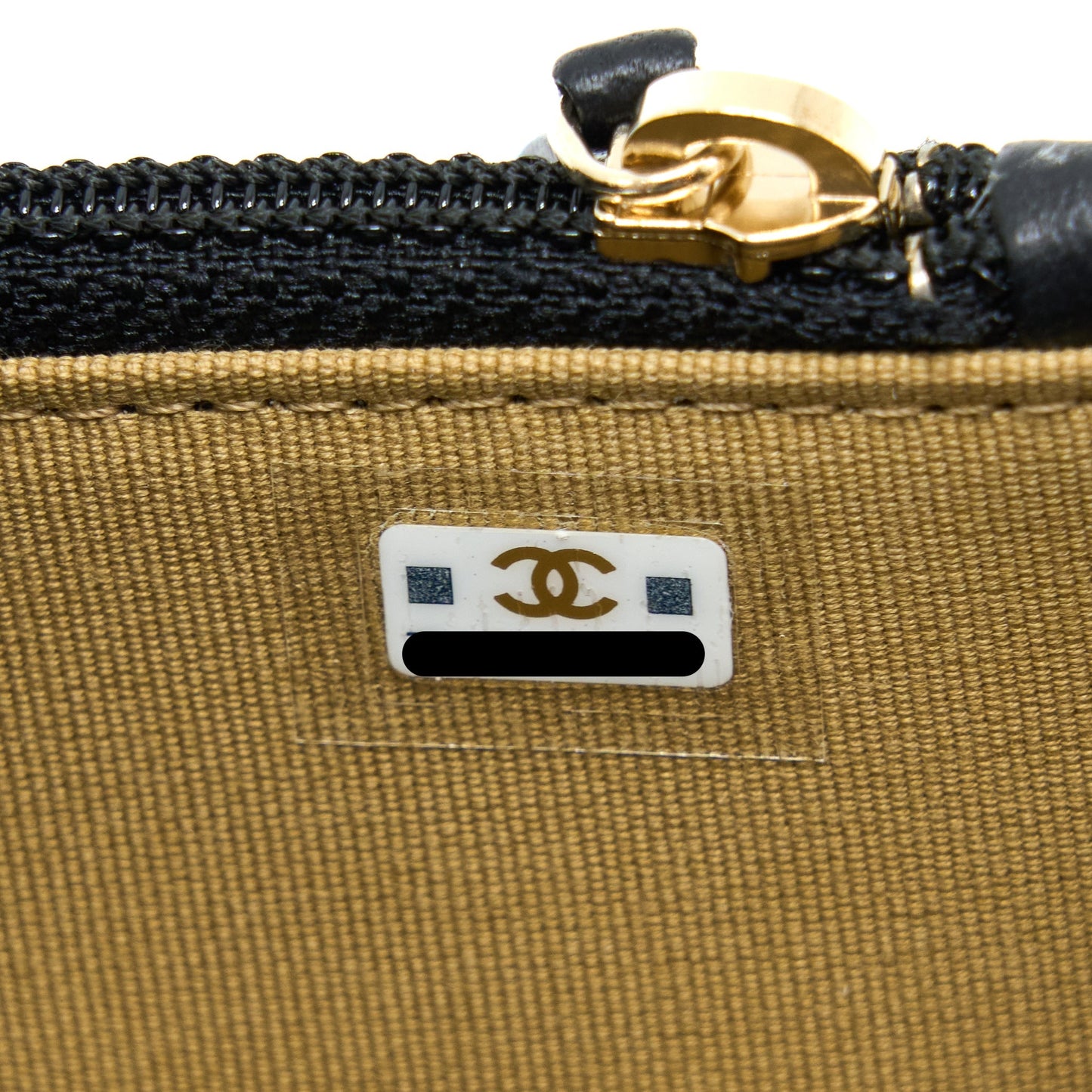 Chanel Pearl Crush Mini Wallet On Chain Lambskin Black Brushed (Microchip)