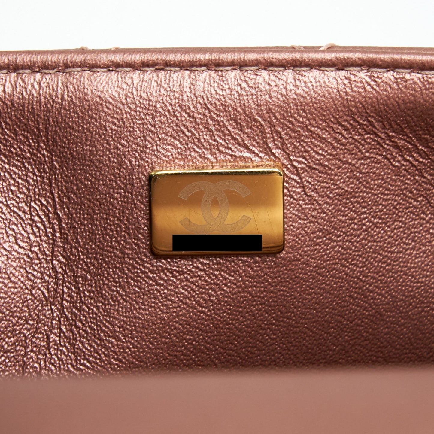 Chanel Mini 2.55 Reissue Flap Bag Calfskin Metallic Pink