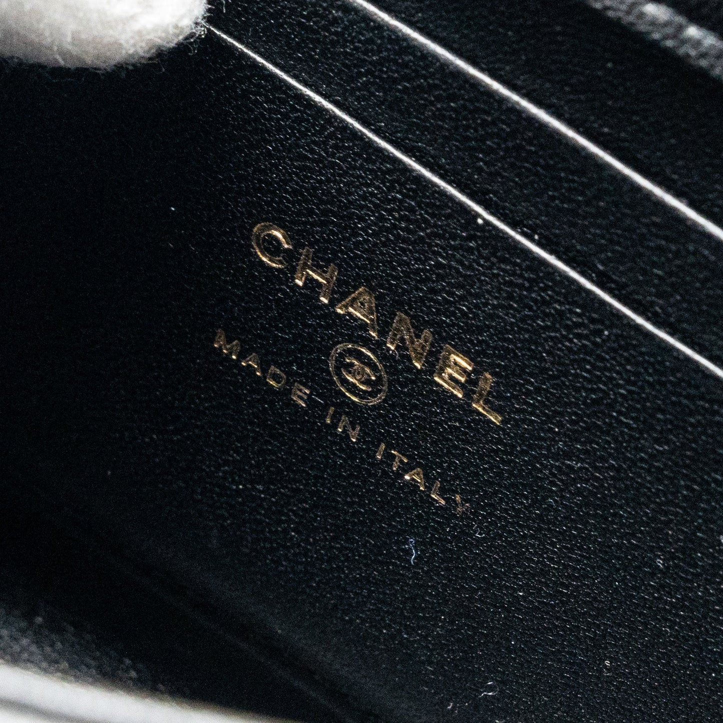 Chanel 22B Enamel Top handle Mini Flap Bag Lambskin Black (Microchip)