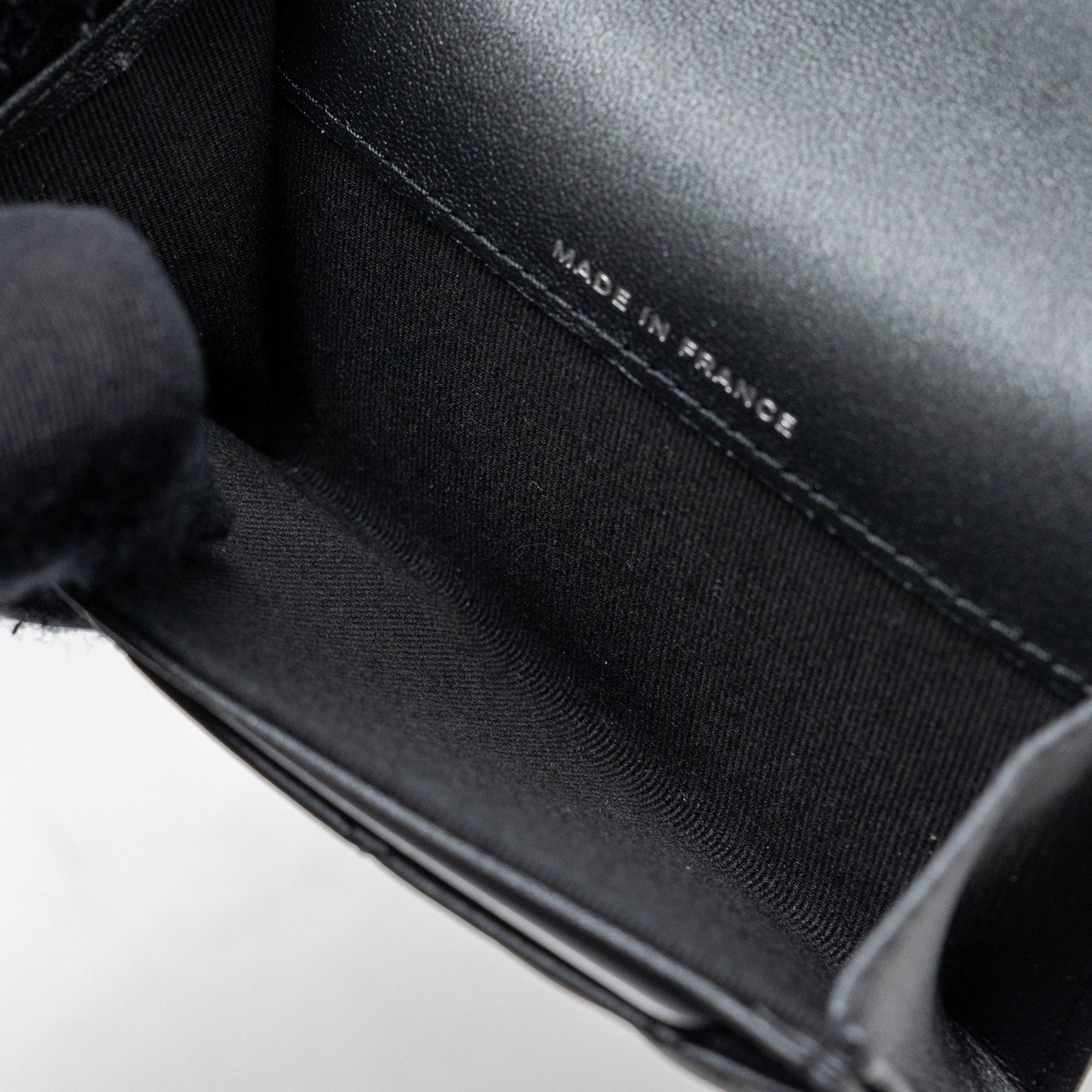 Chanel Classic Flap Card Holder Lambskin So Black (microchip)