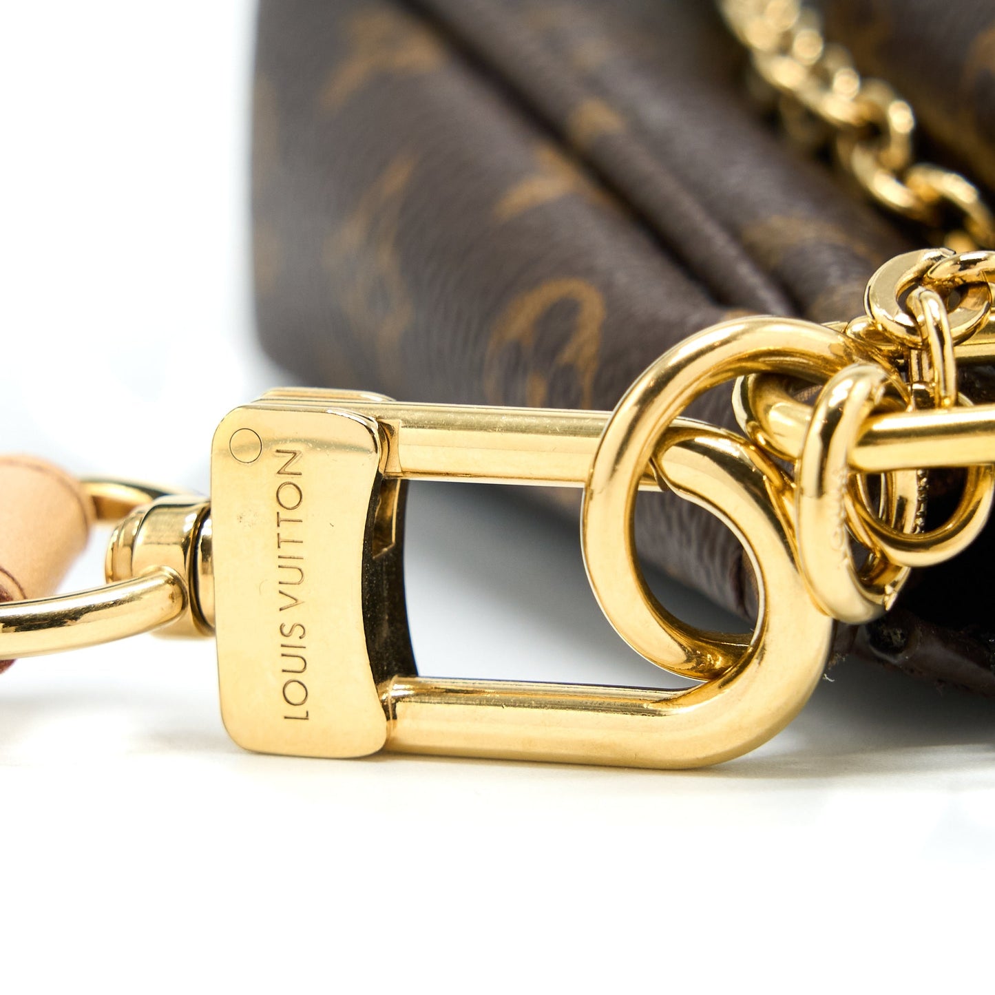 Louis Vuitton Multi Pochette Khaki Strap Monogram Canvas GHW