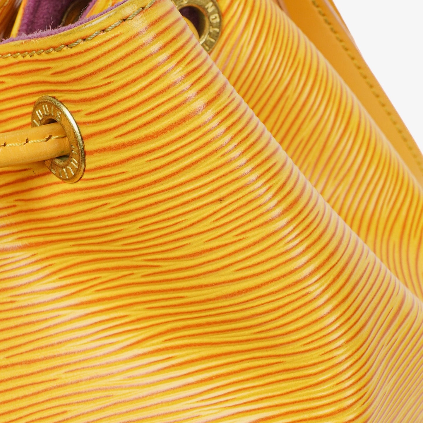 Louis Vuitton Petit Noe Yellow EPI Leather Shoulder Bag