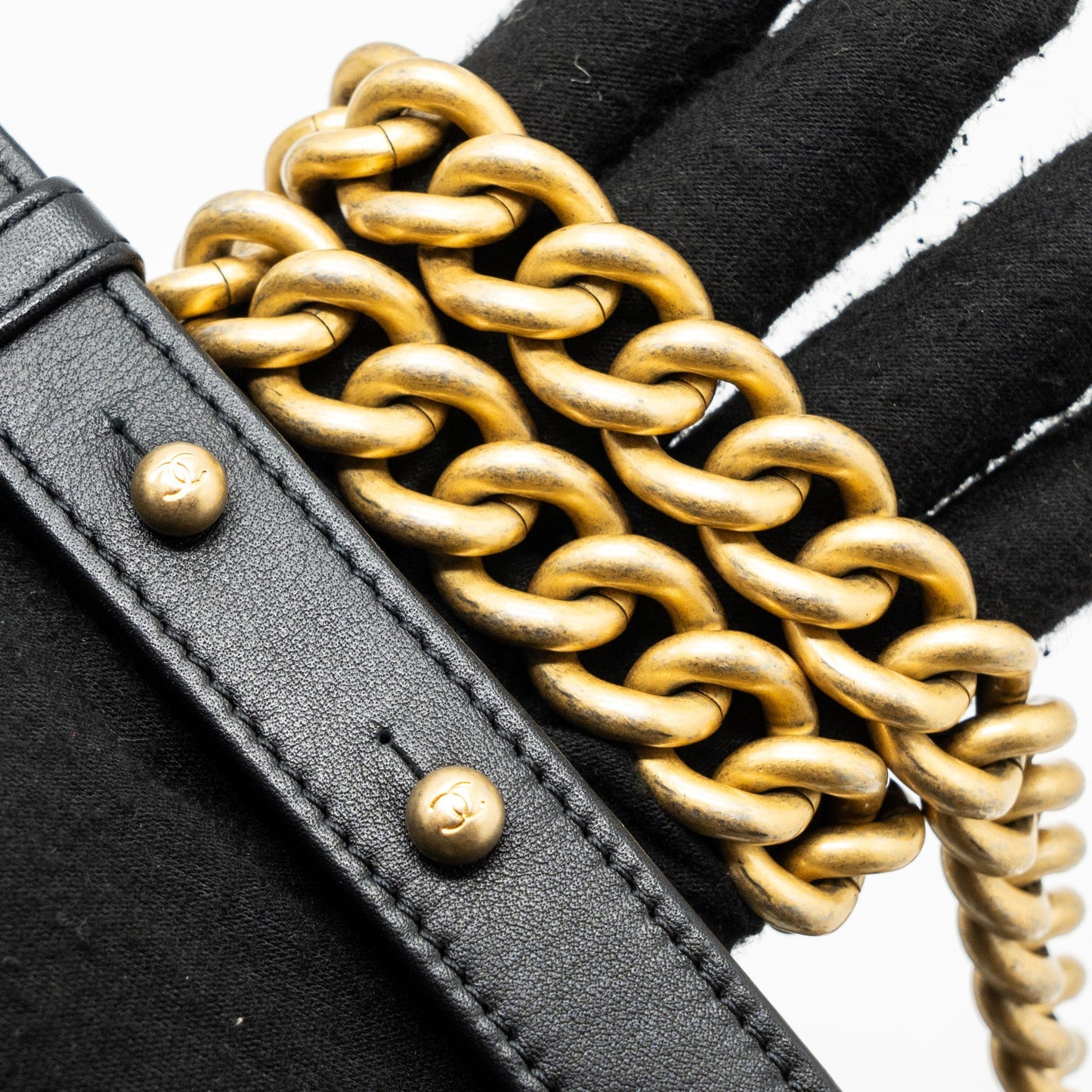 Chanel Medium Boy Bag Calfskin Black