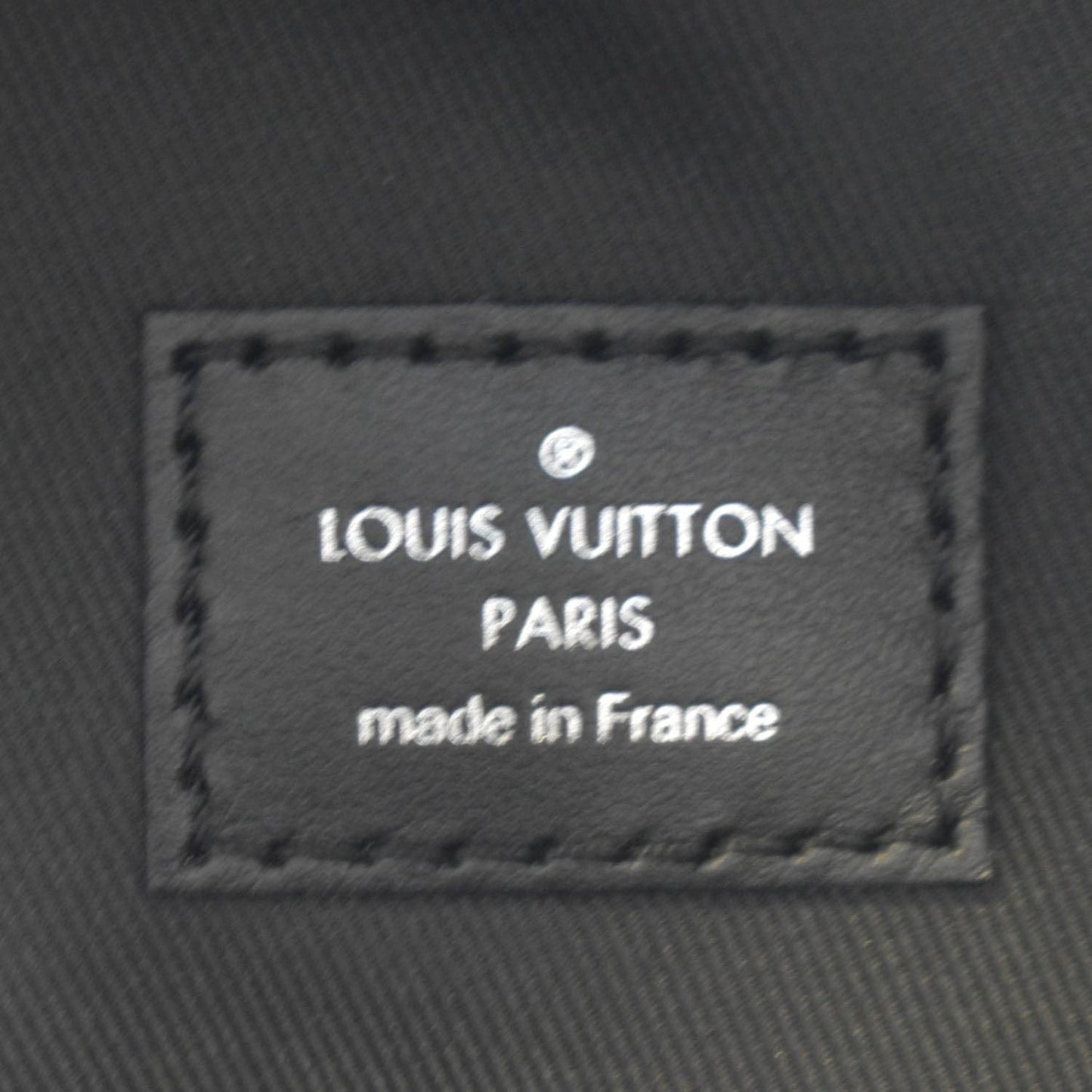 LOUIS VUITTON Josh Damier Graphite Backpack Black