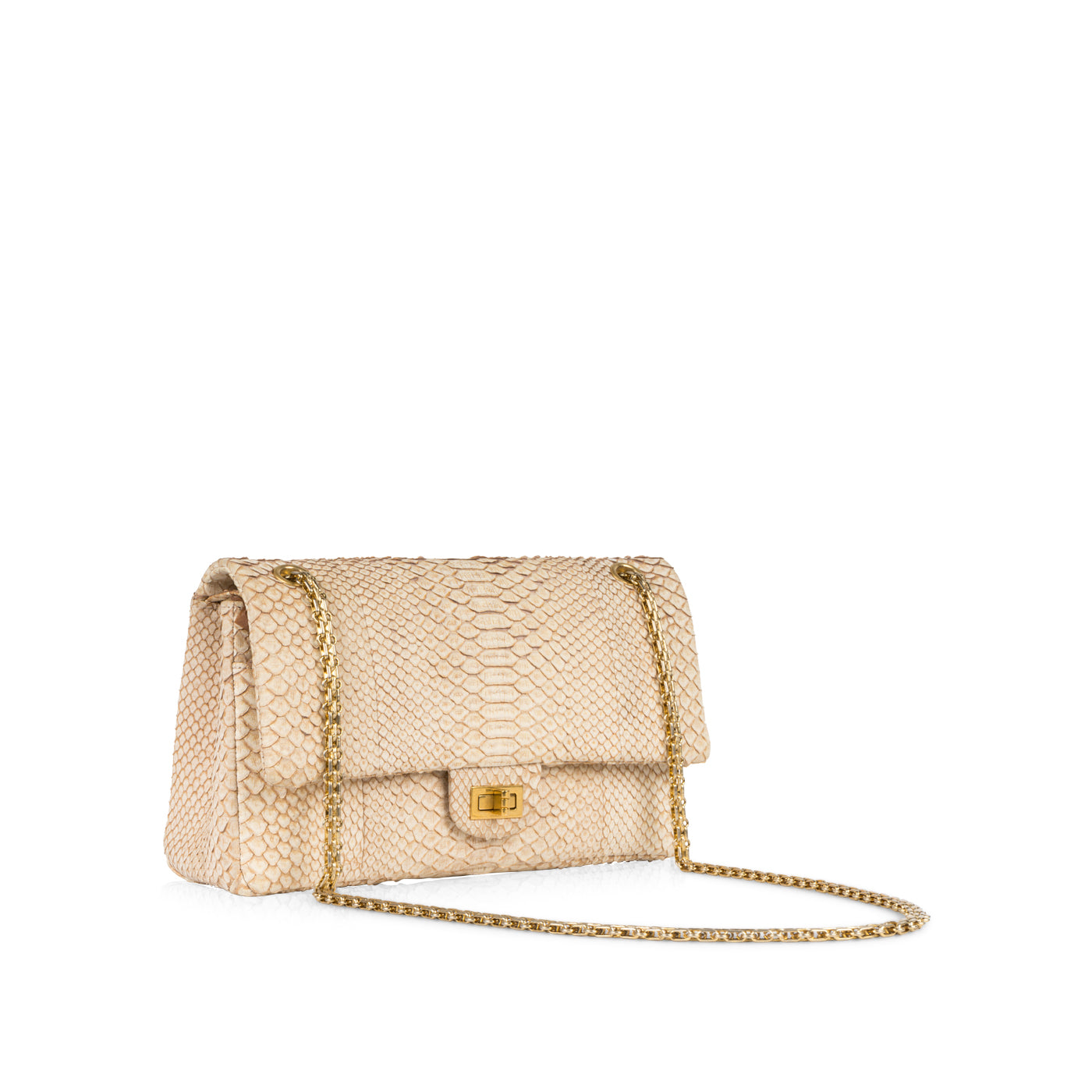 Chanel 2.55 Re-issue Python