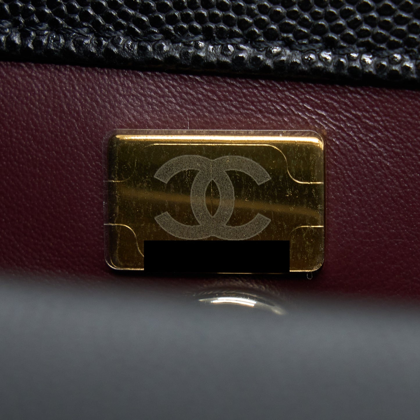 Chanel Small Coco Handle Flap Bag Caviar Black L (Microchip)