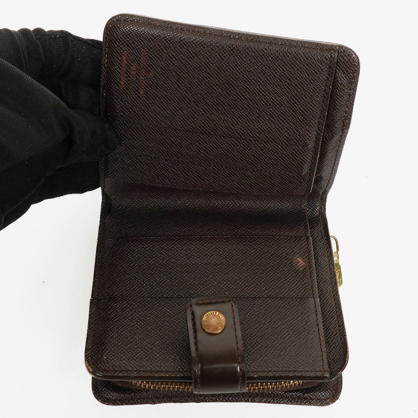 Louis Vuitton Damier Ebene Compact Zippy Wallet