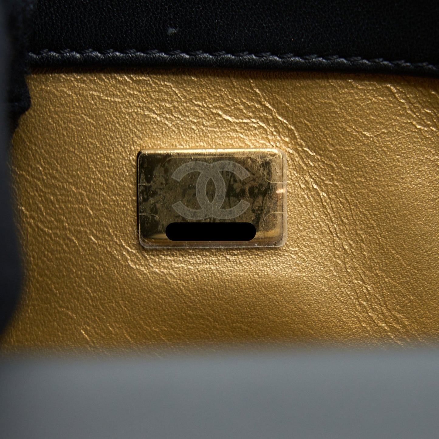 Chanel Pearl Crush Mini Square Lambskin Black Brushed (Microchip)