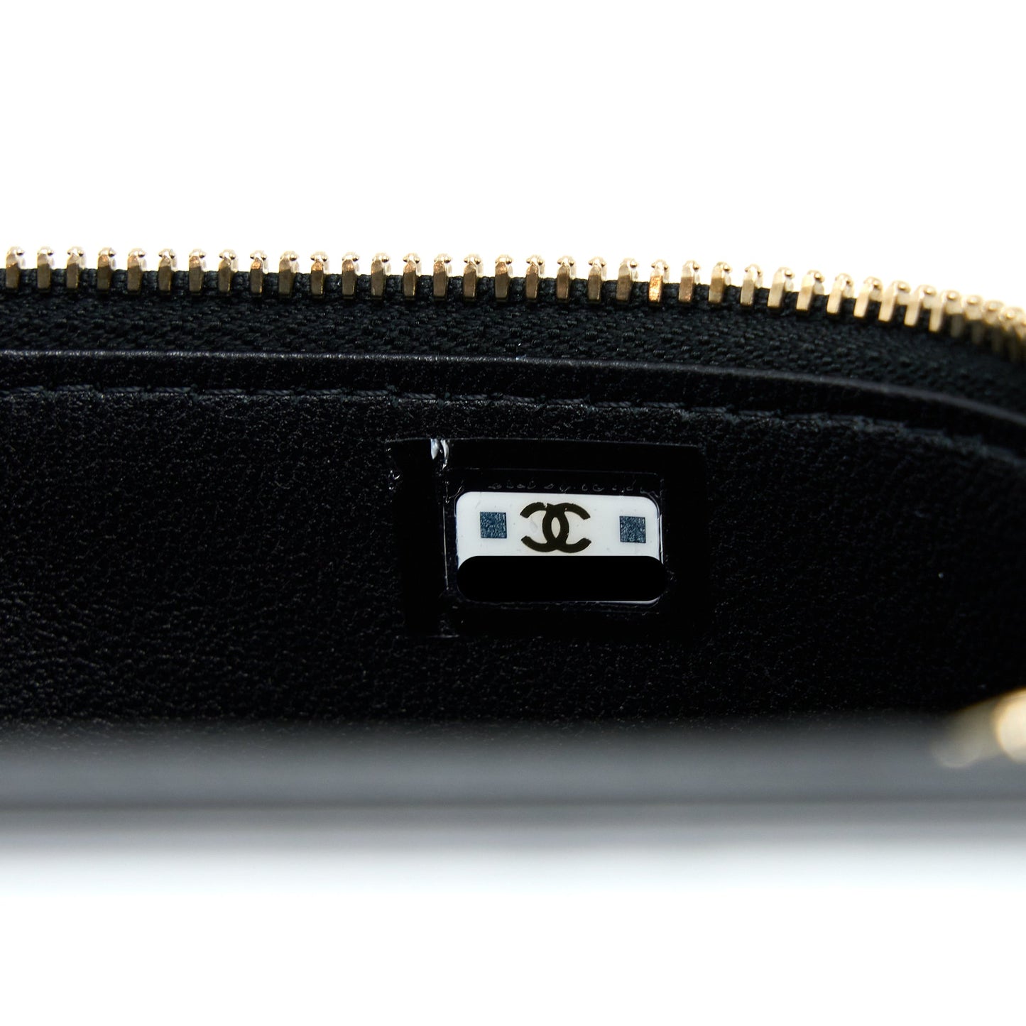 Chanel 22A Top Handle Long Vanity Case Lambskin Black L