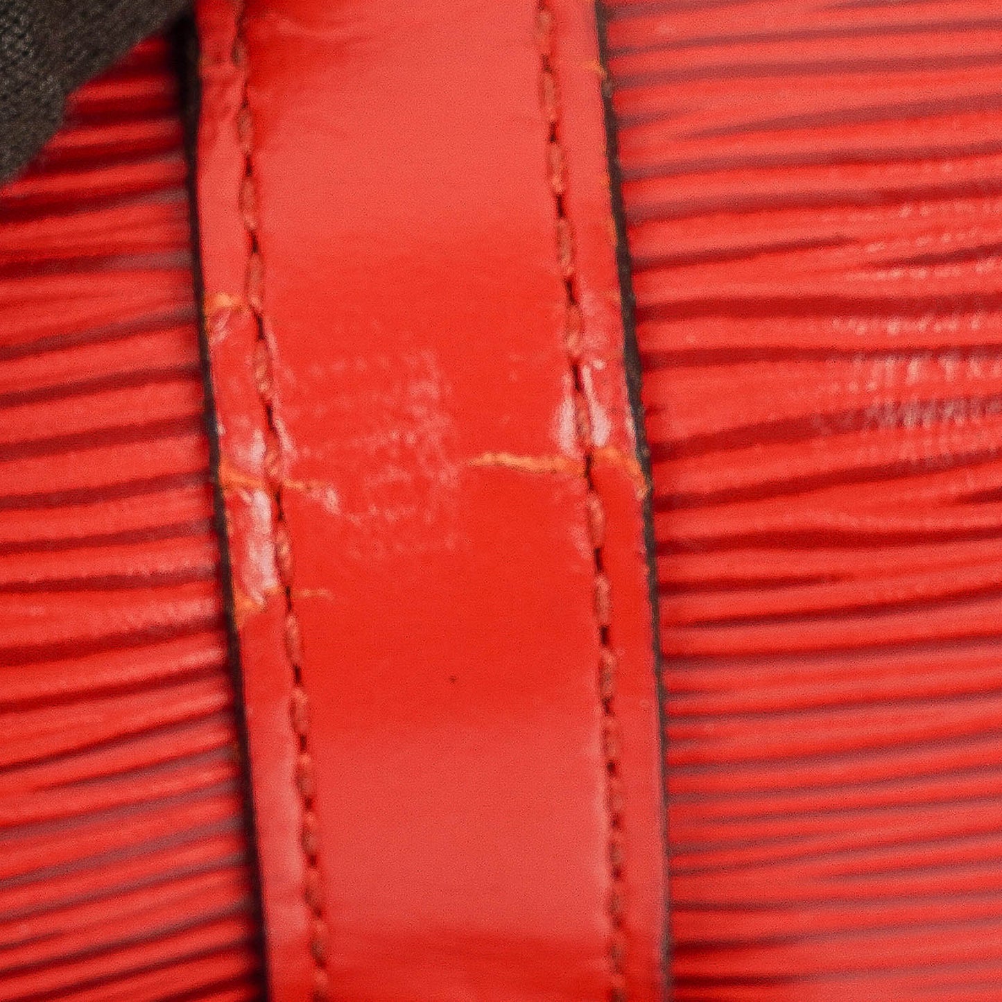 Louis Vuitton Soufflot Handbag In Red Epi Leather