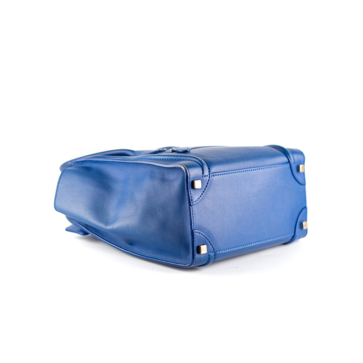 Luxury CELINE Micro Luggage Blue