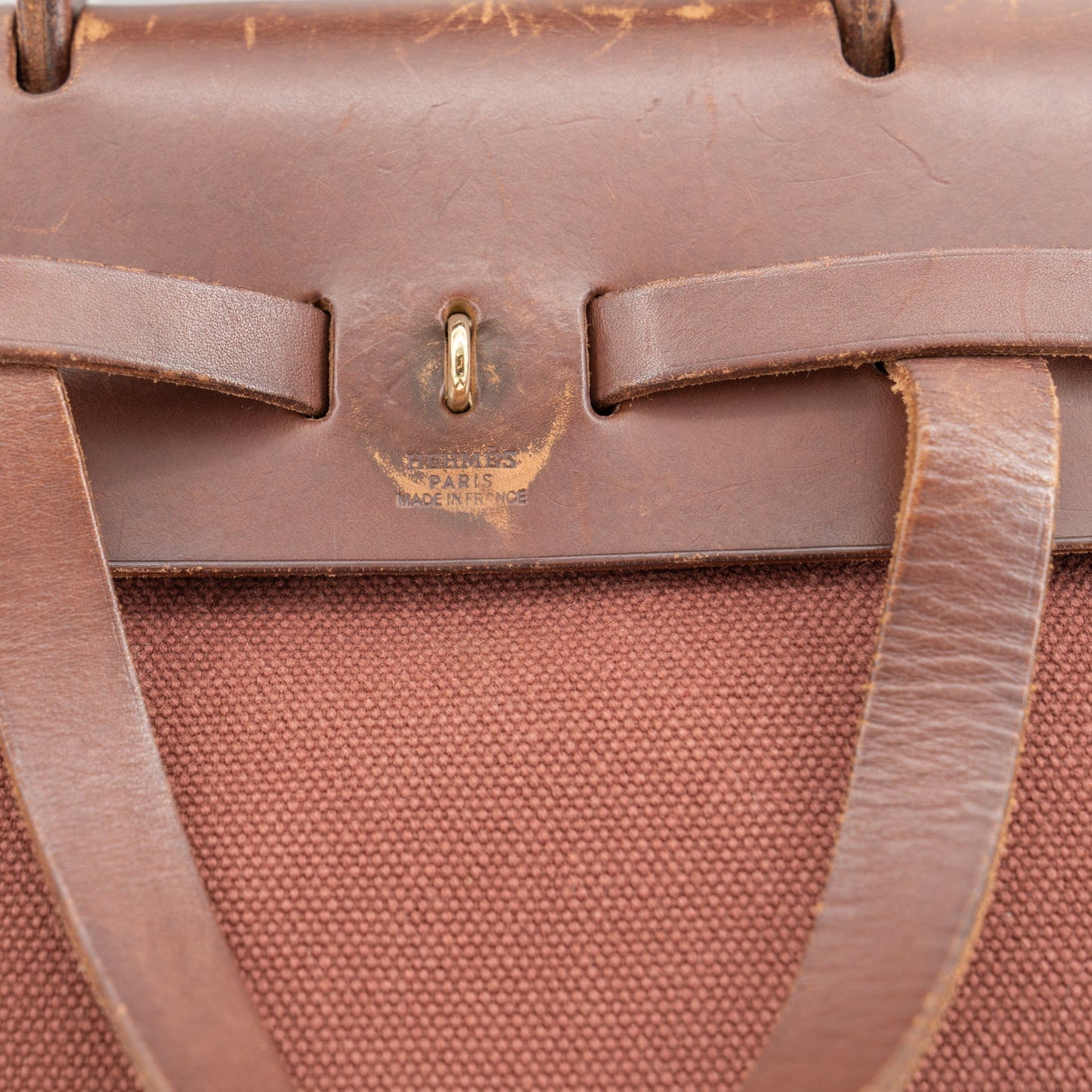 Luxury Hermes herbag ado pm 2way backpack