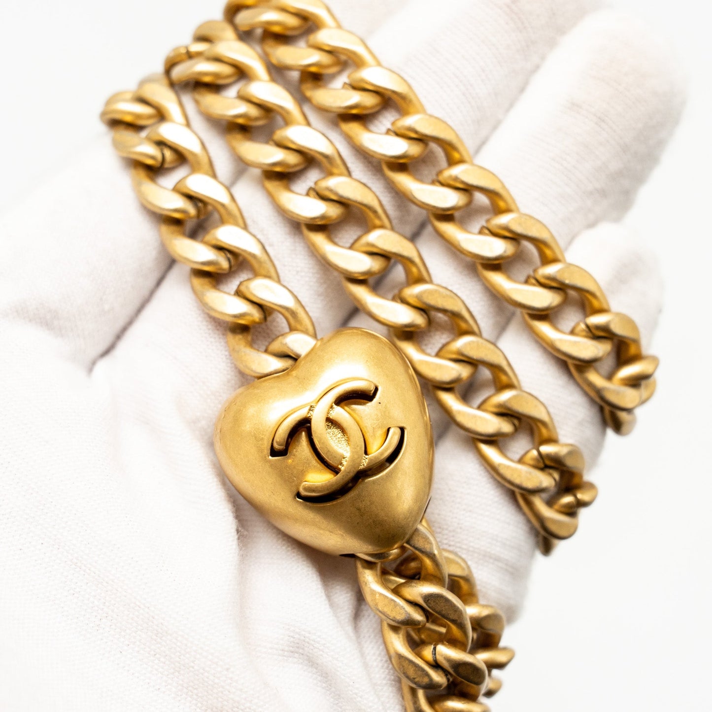 Chanel 25C Coco Love Adjustable Chain Shiny Lambskin Black (Microchip)