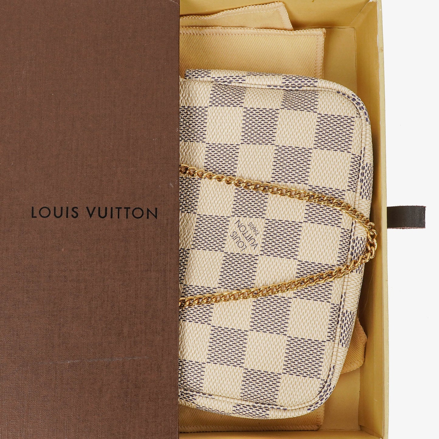 Louis Vuitton Mini Pochette Damier Azur Canvas
