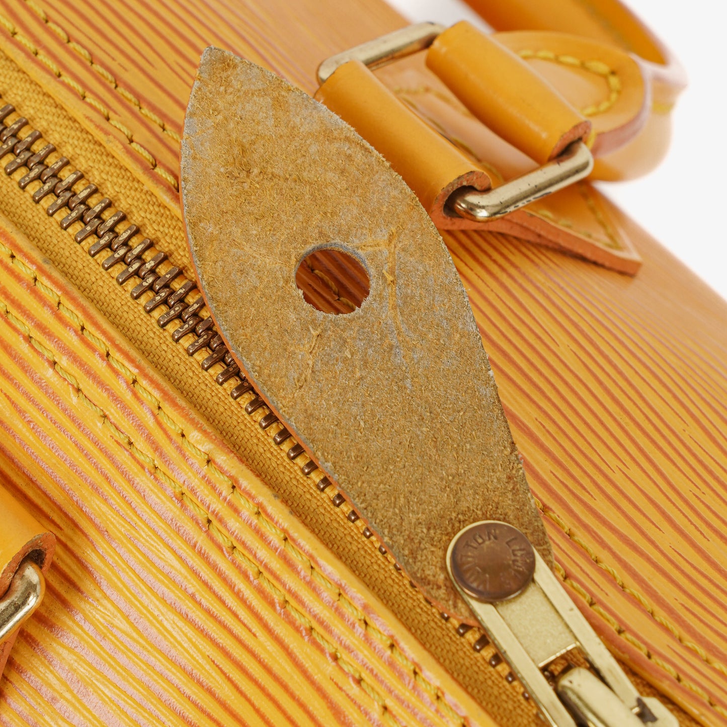 Louis Vuitton 25 Yellow EPI Leather Handbag
