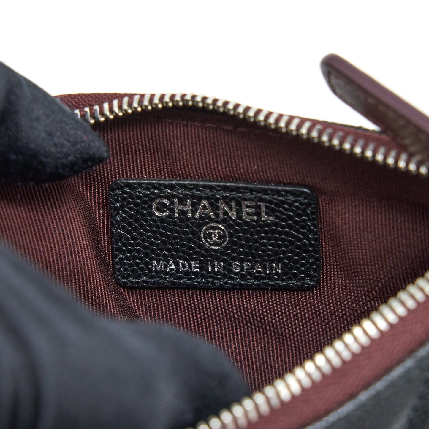 Chanel Mini Pouch Caviar Black